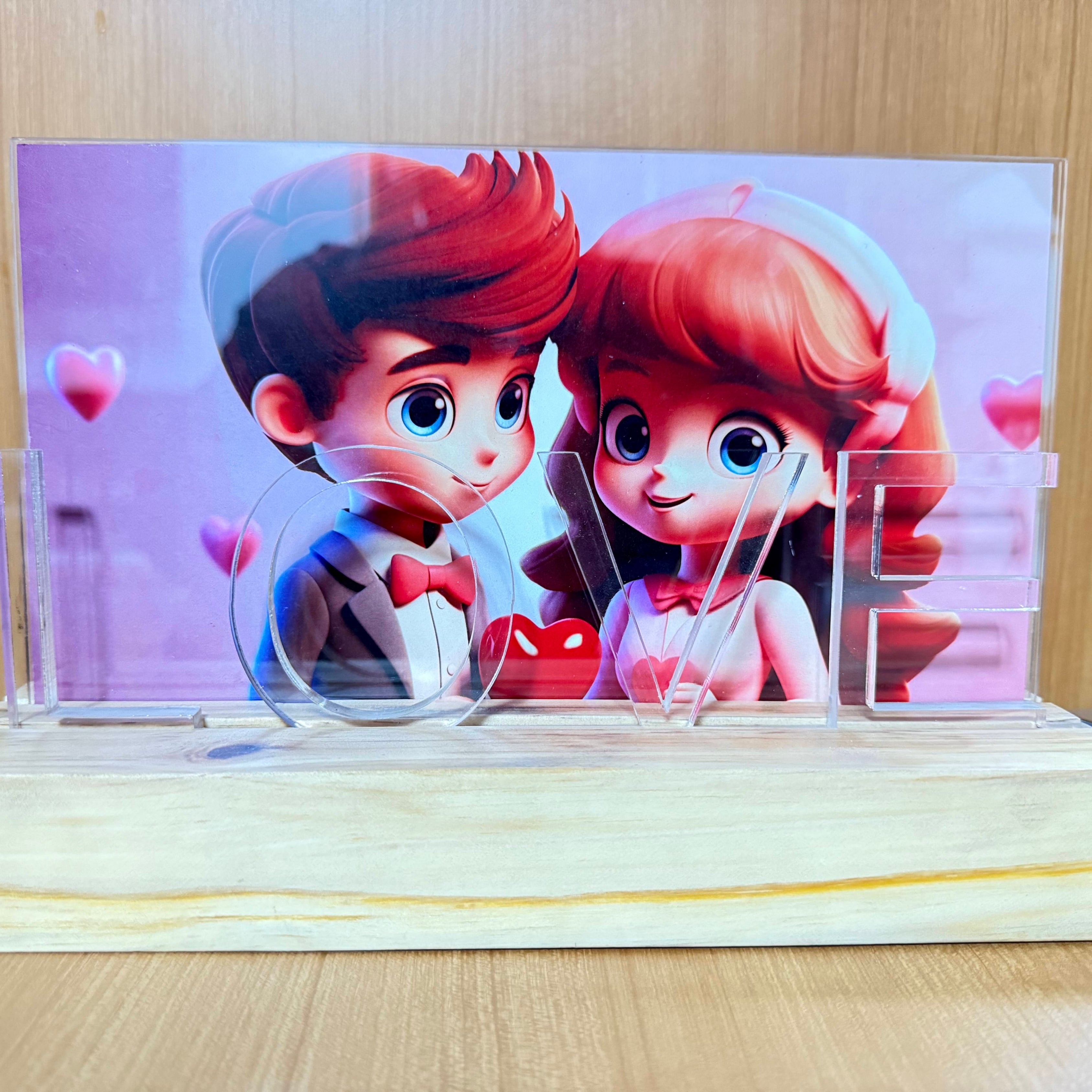 Warm Light love Memory Frame