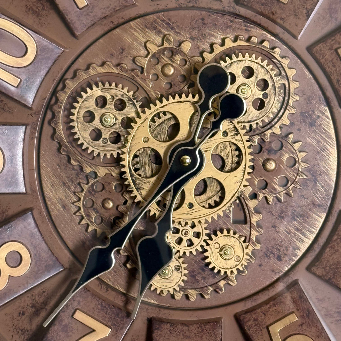 Vintage Gear Numerical Clock