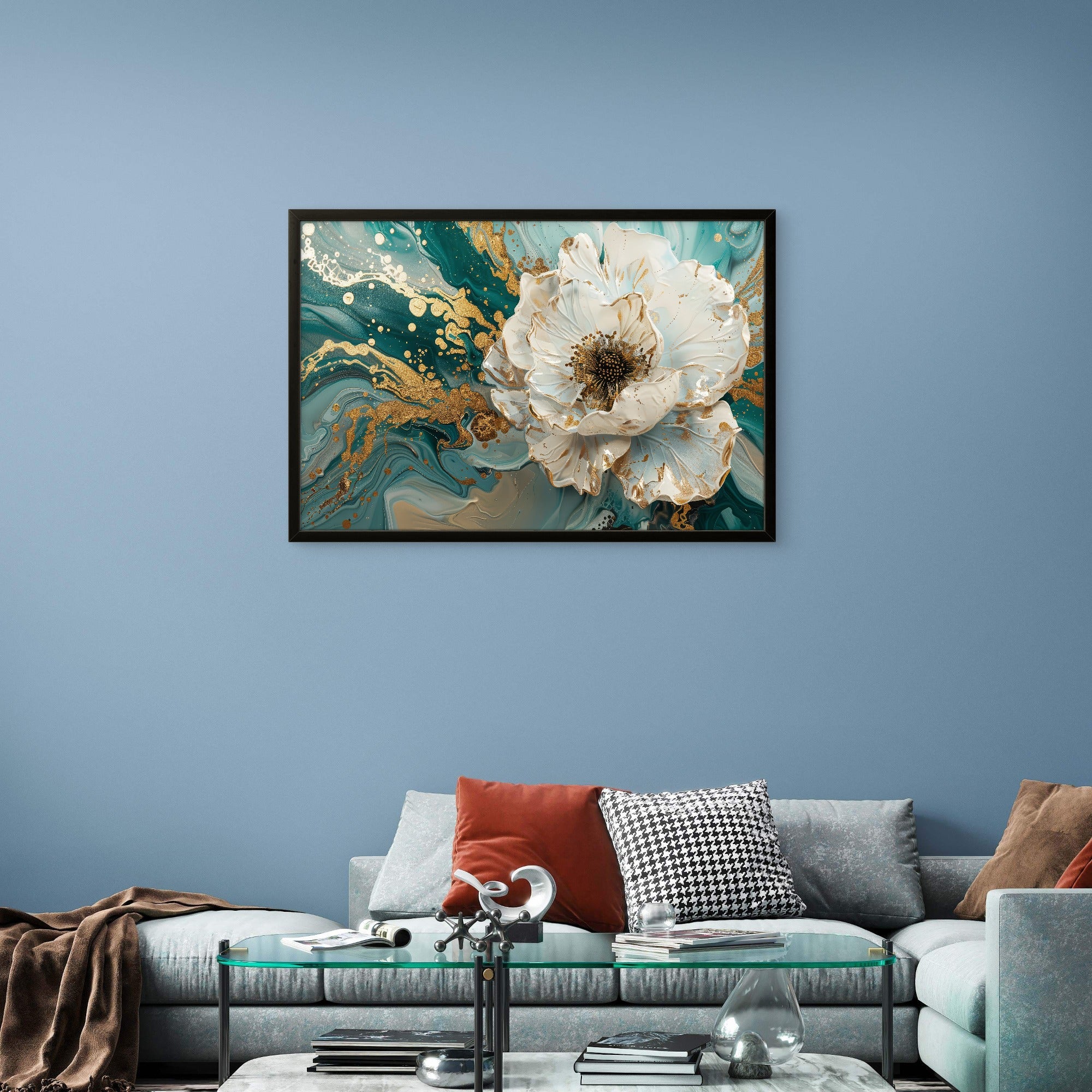 White Flower Abstract