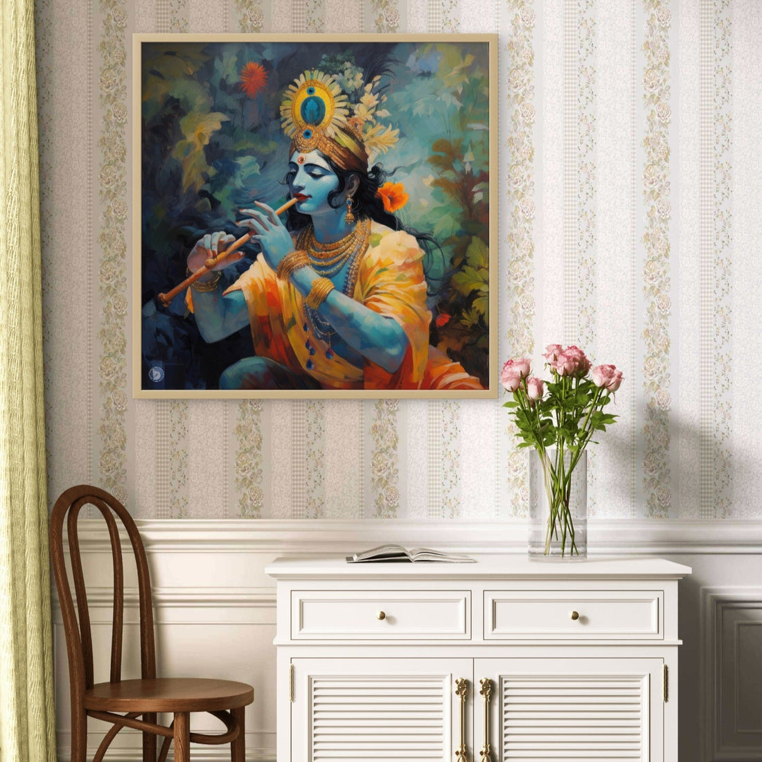 Krishna flute Art