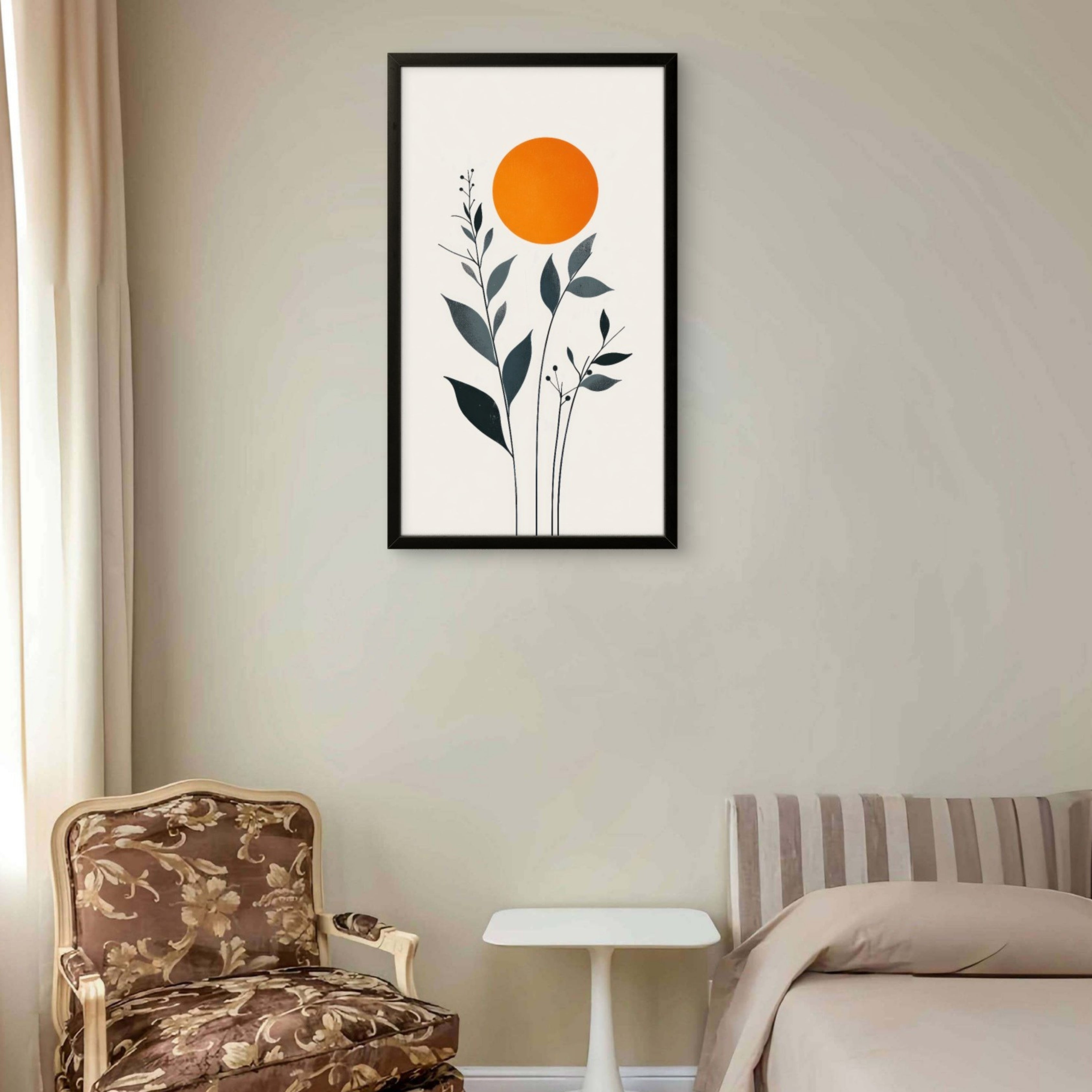 Soft Sun Abstract Canvas