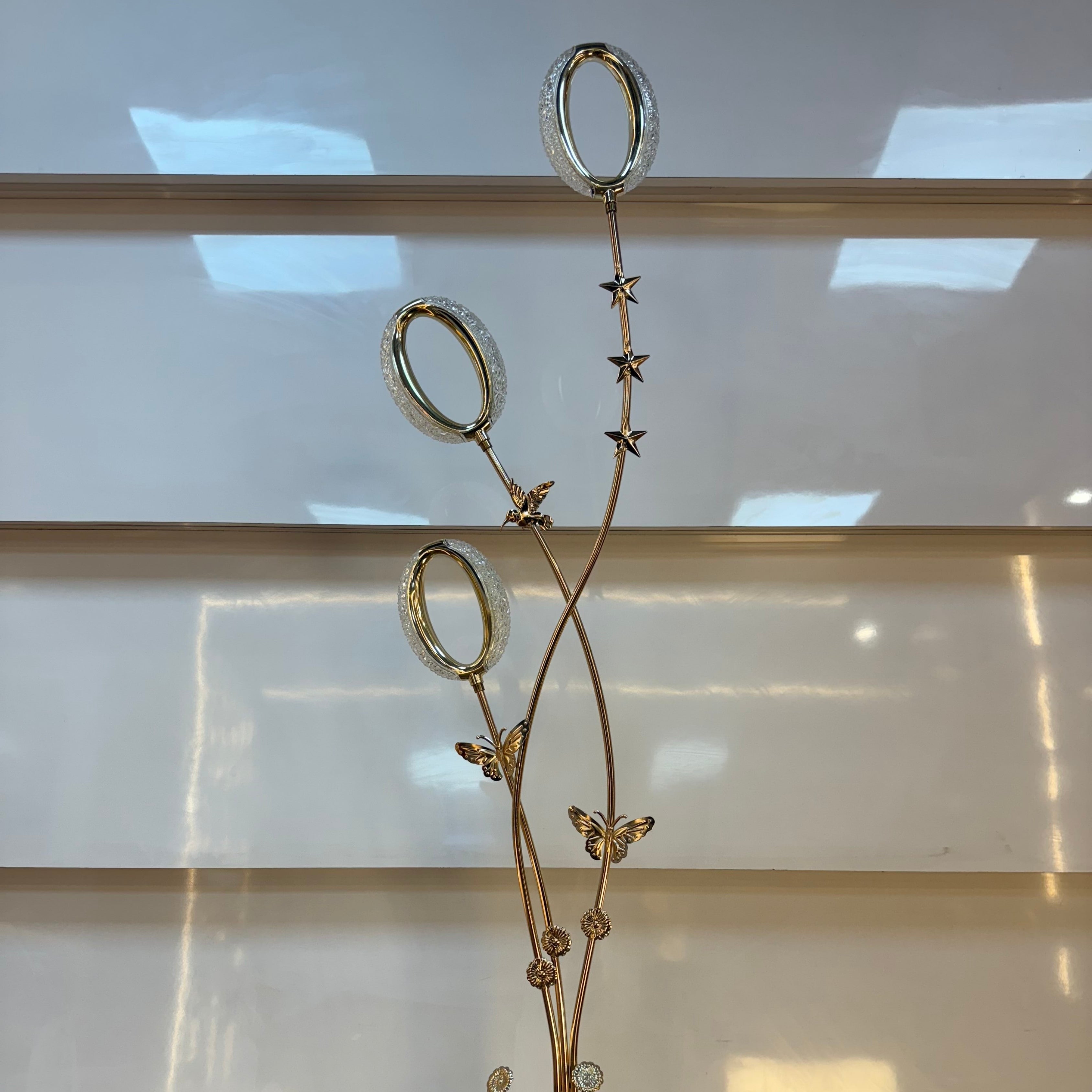 Royal Golden Halo Floor Lamp