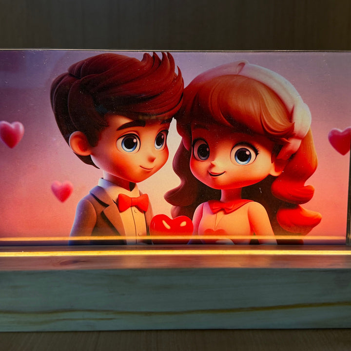 Lighted LOVE Memory Frame