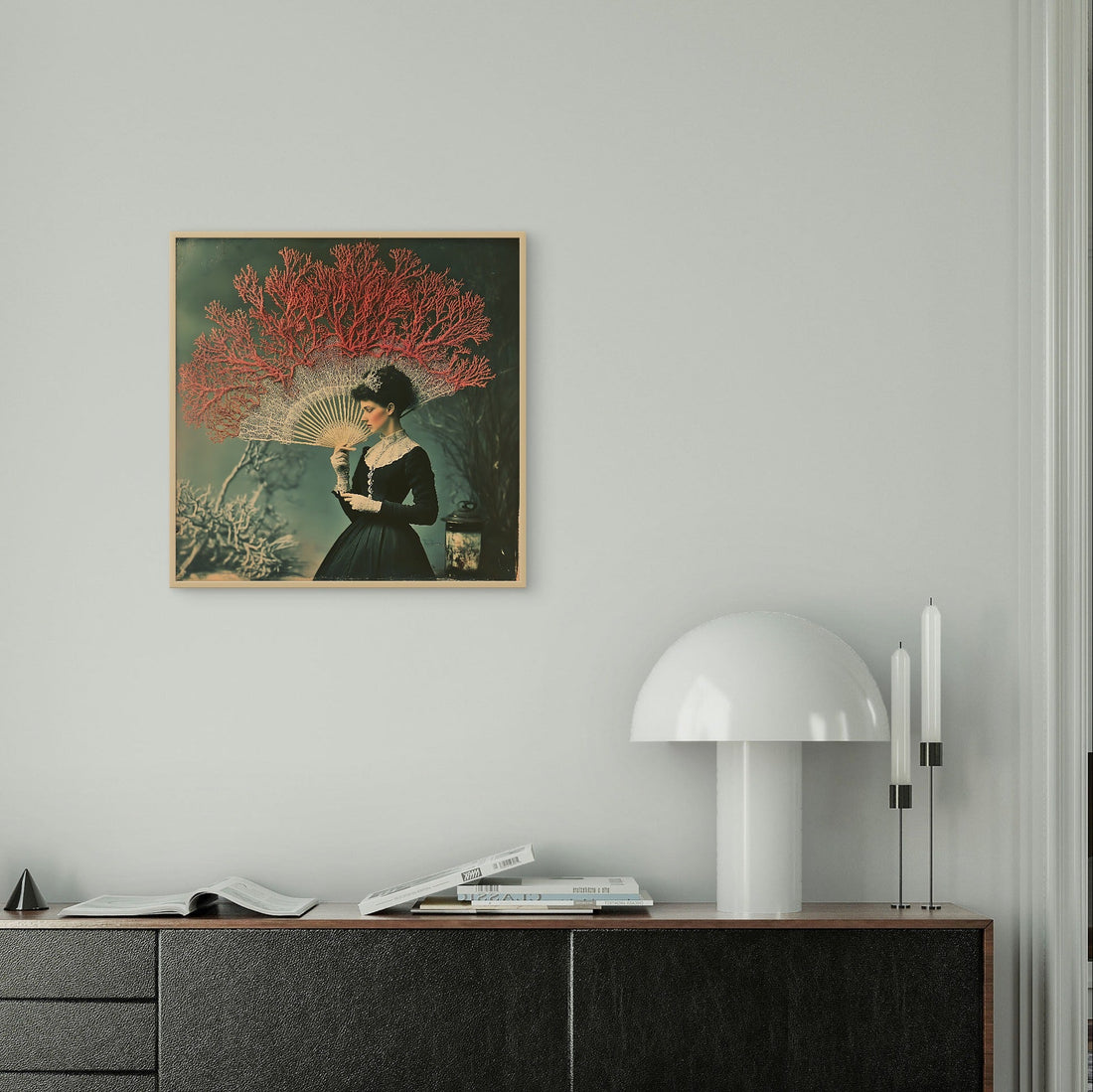 Victorian woman Art - Frugal Carts
