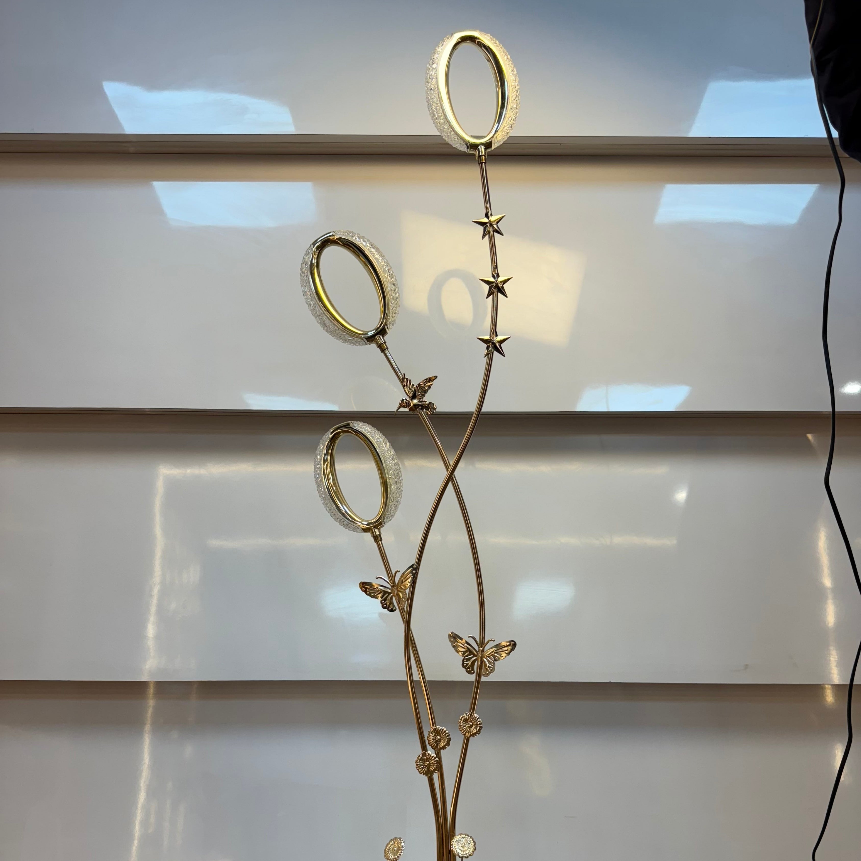 Royal Golden Halo Floor Lamp