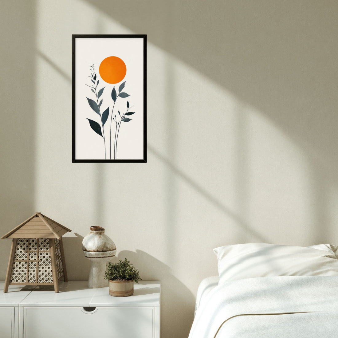 Soft Sun Abstract Canvas