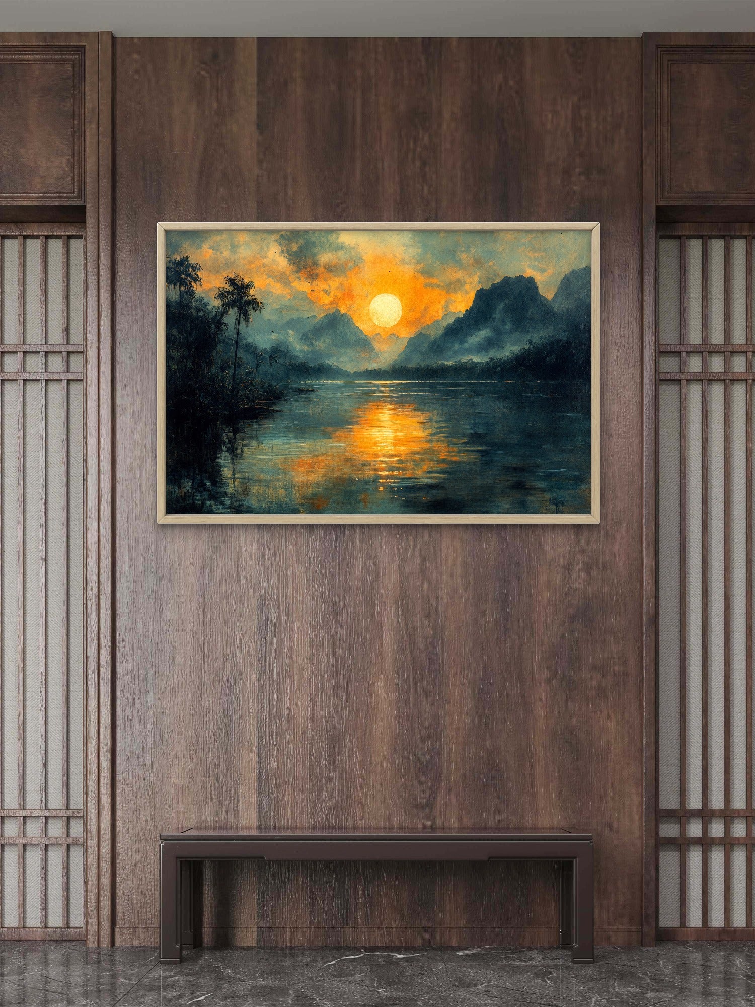 Sun Rise in the Mountains