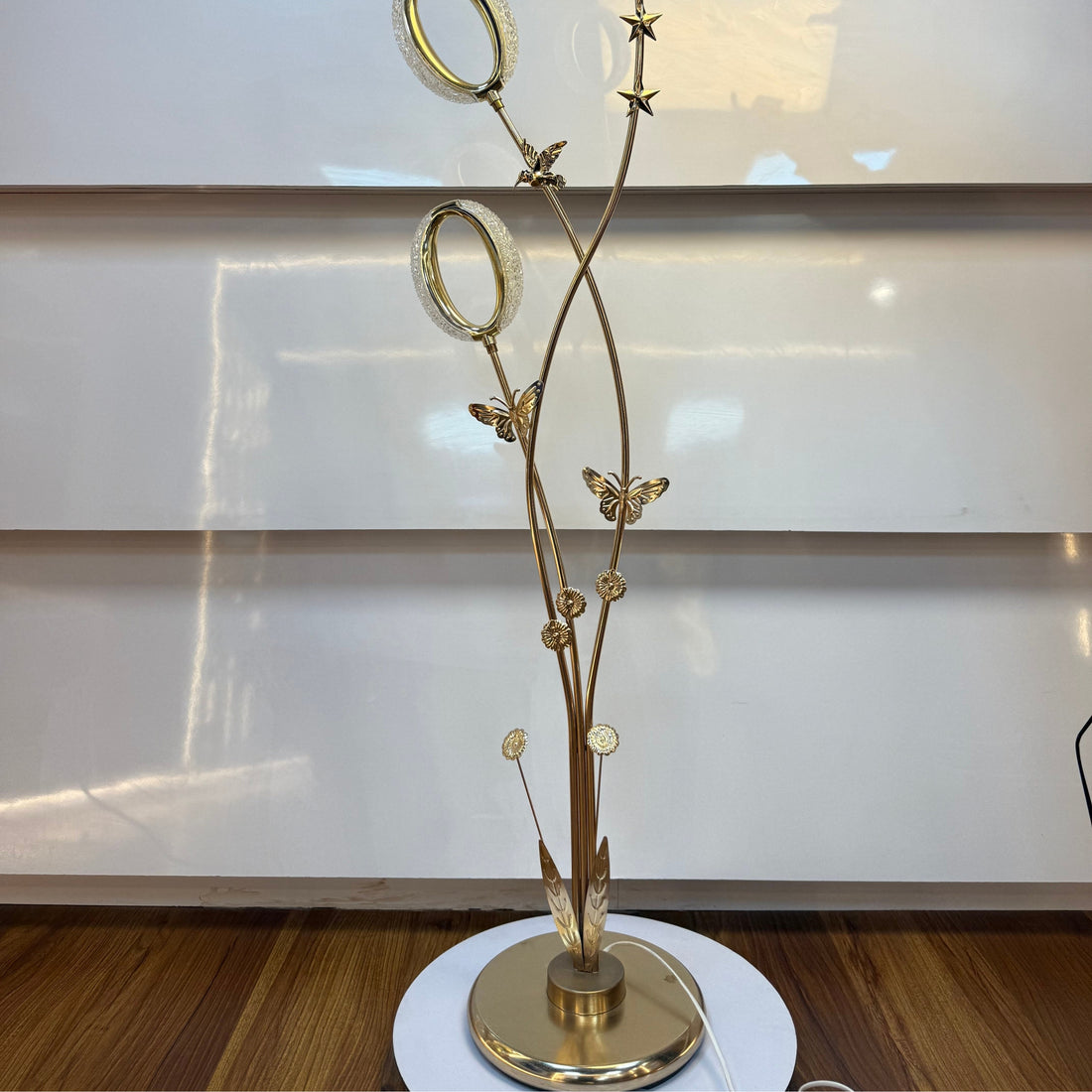 Royal Golden Halo Floor Lamp