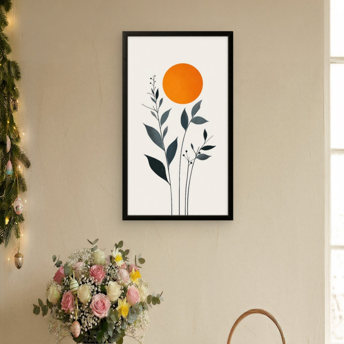 Soft Sun Abstract Canvas