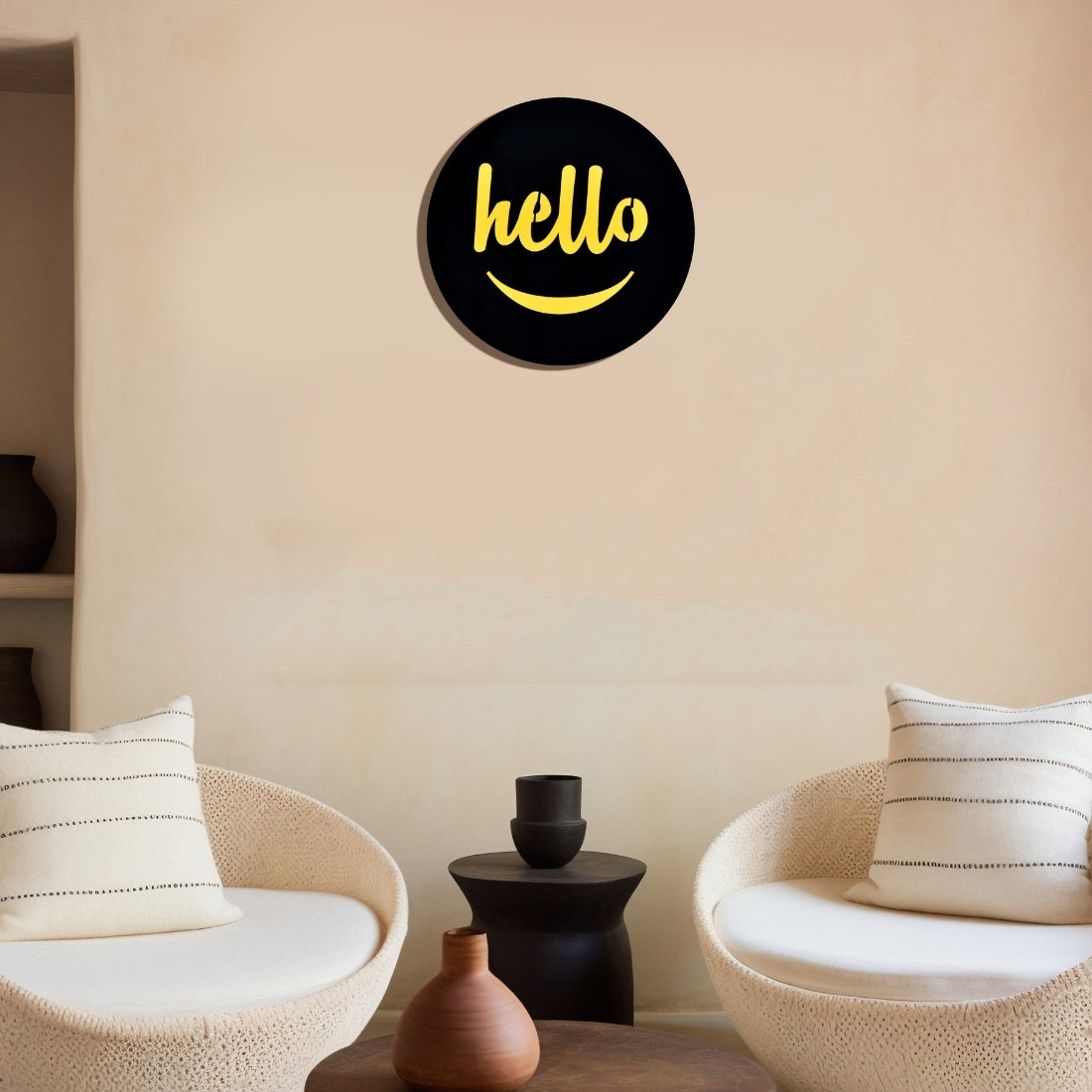 3D Acrylic Wood Round Art