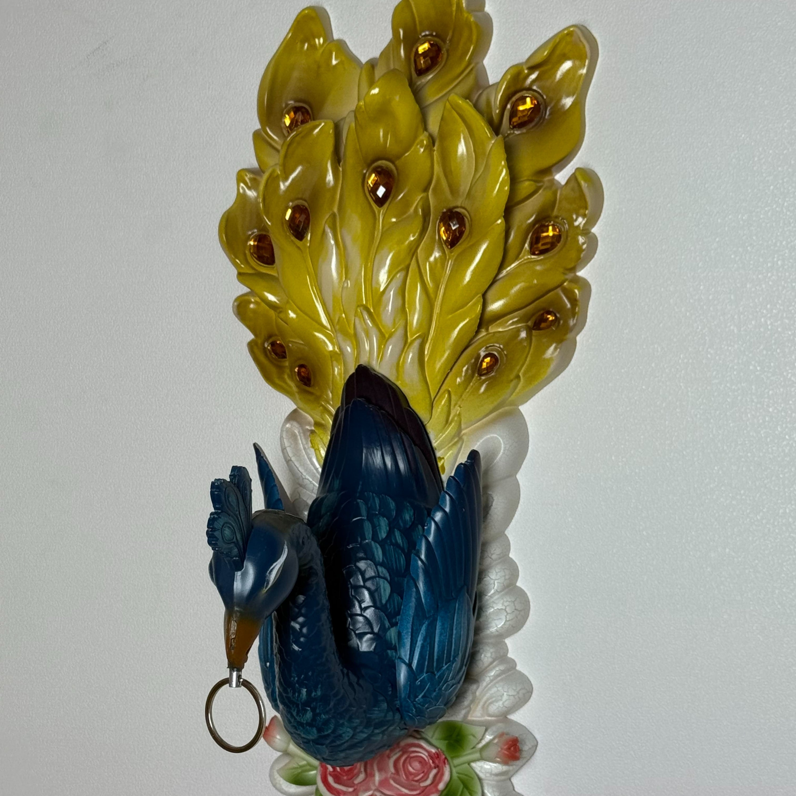 Heritage Peacock Wall Clock