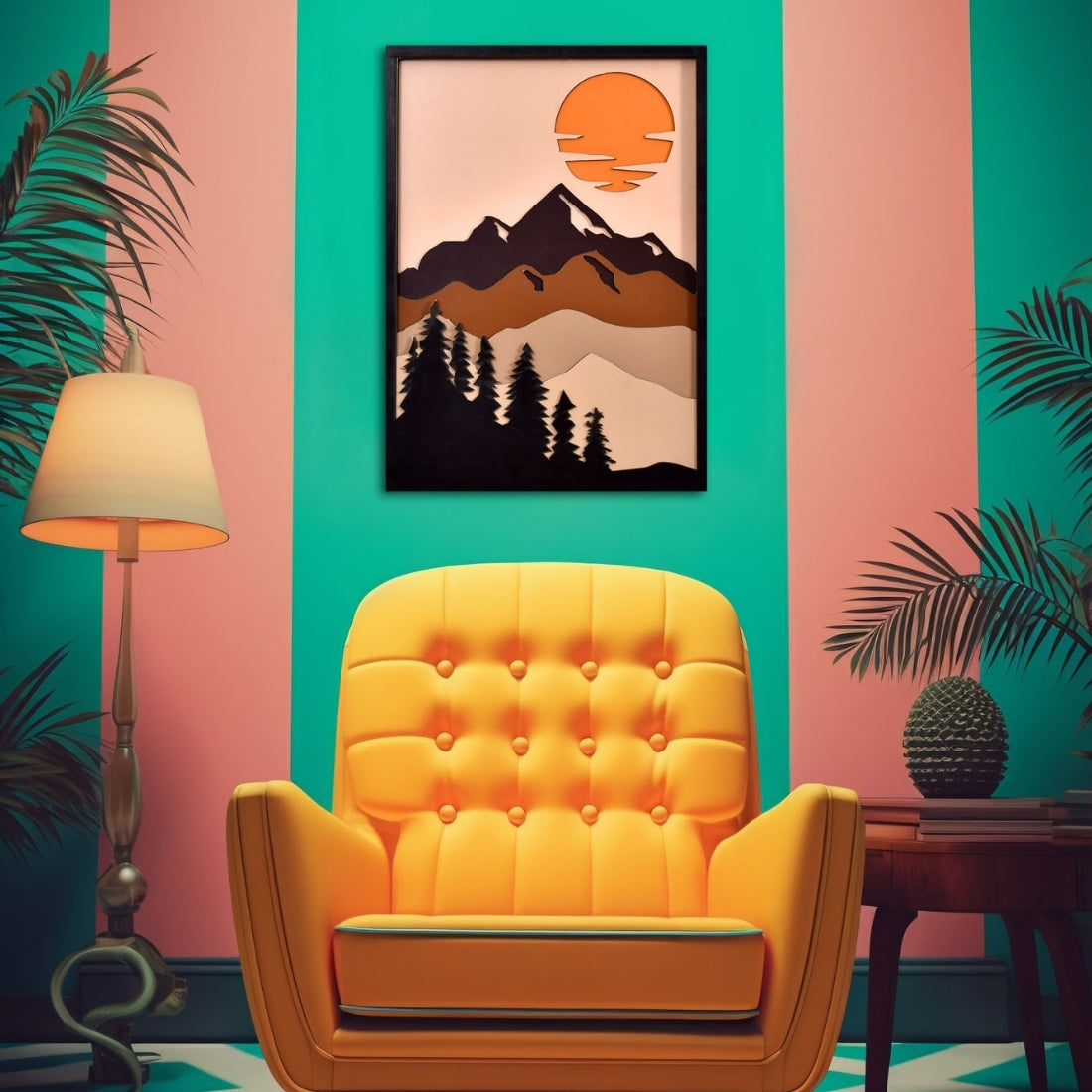 3D Router Cut Landscape Art