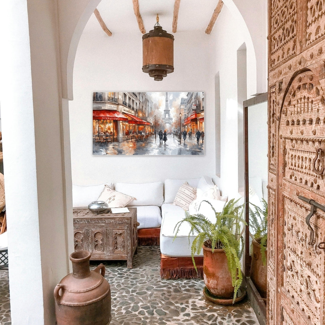 Watercolour Couple in the City