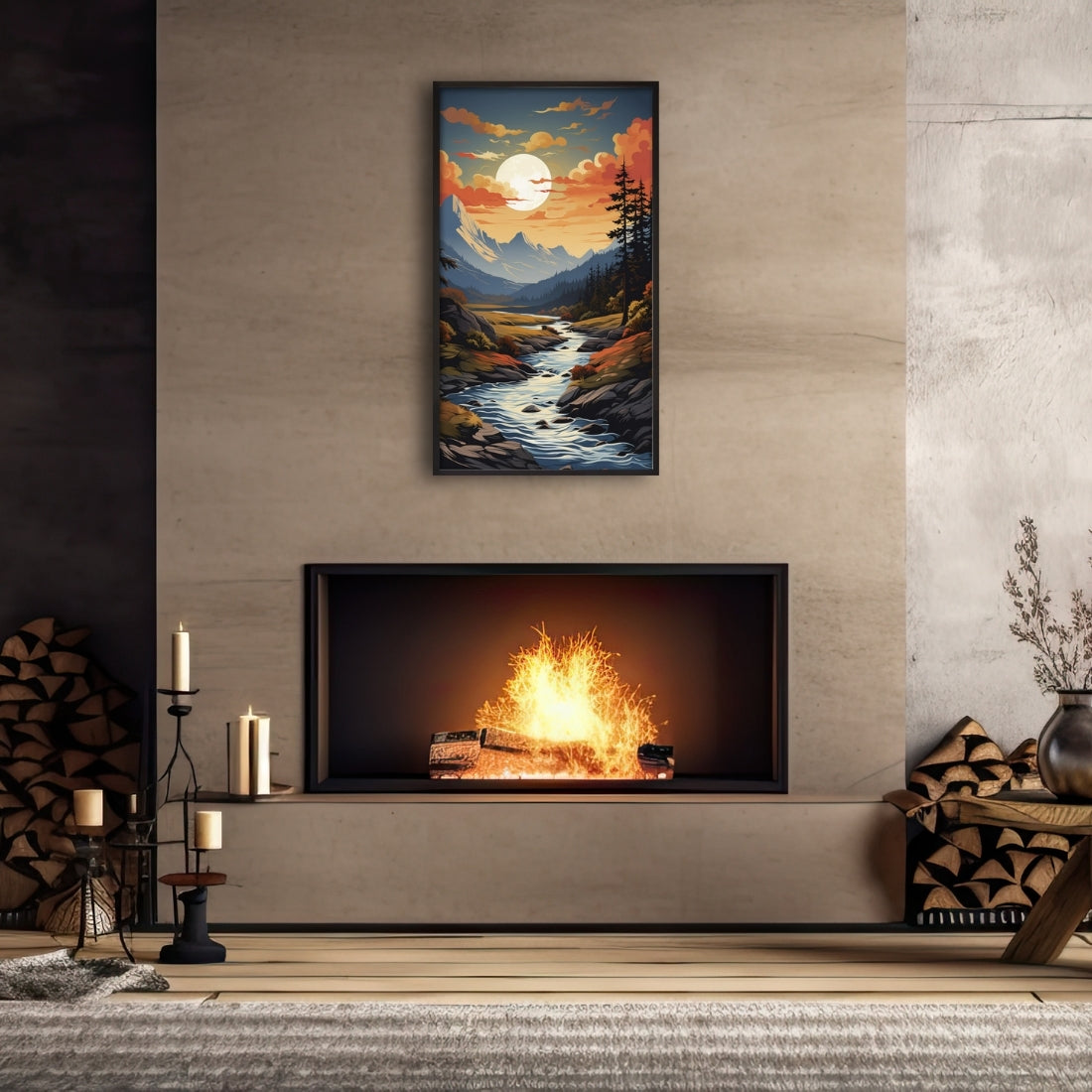 River in the Mountains