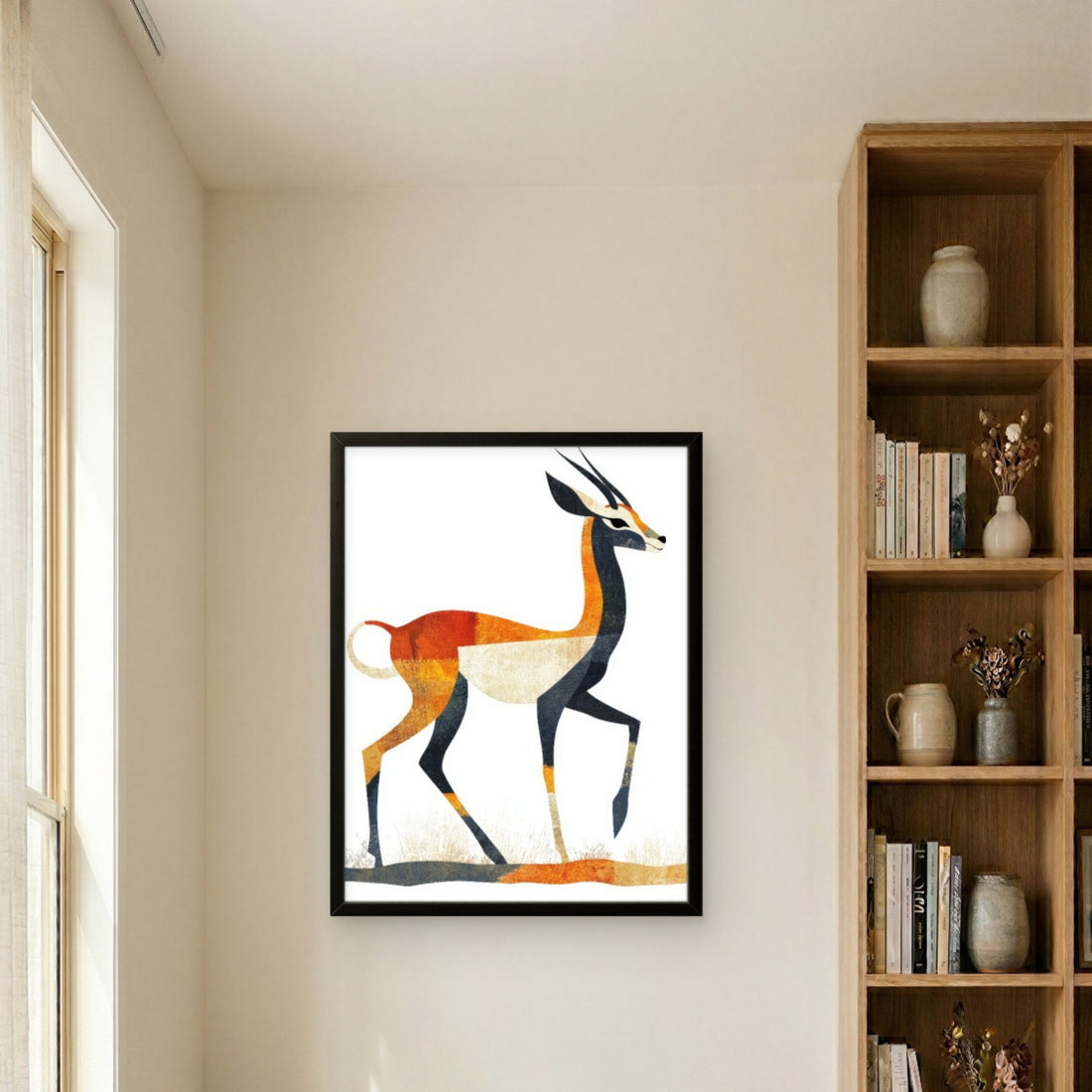 Golden Grace Deer Canvas