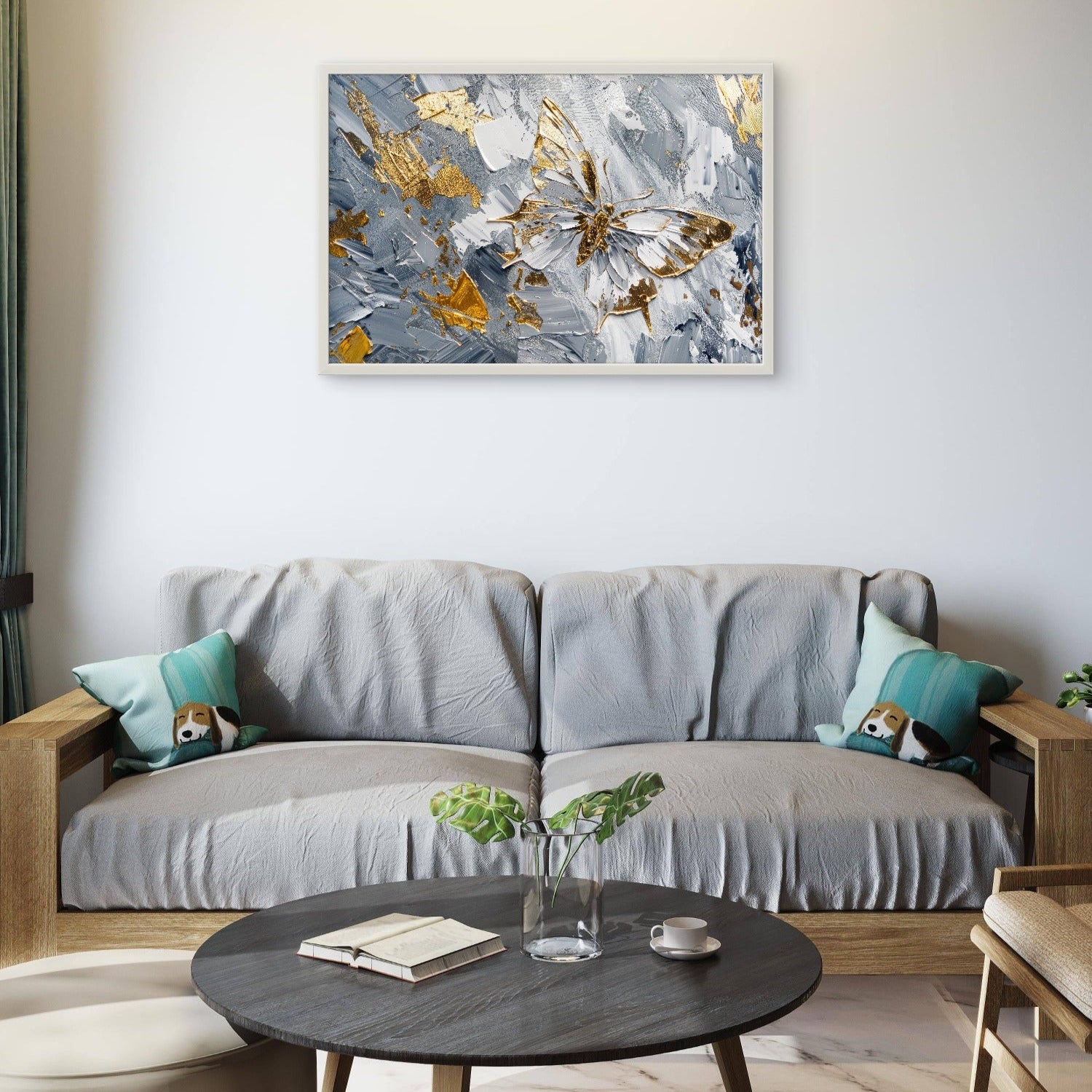 Golden Plated Butterfly - Frugal Carts