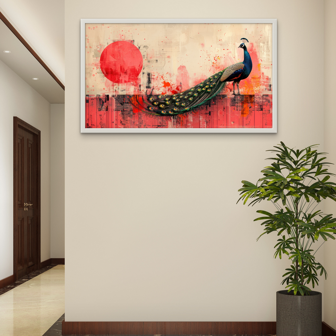 Aesthetic Peacock Painting