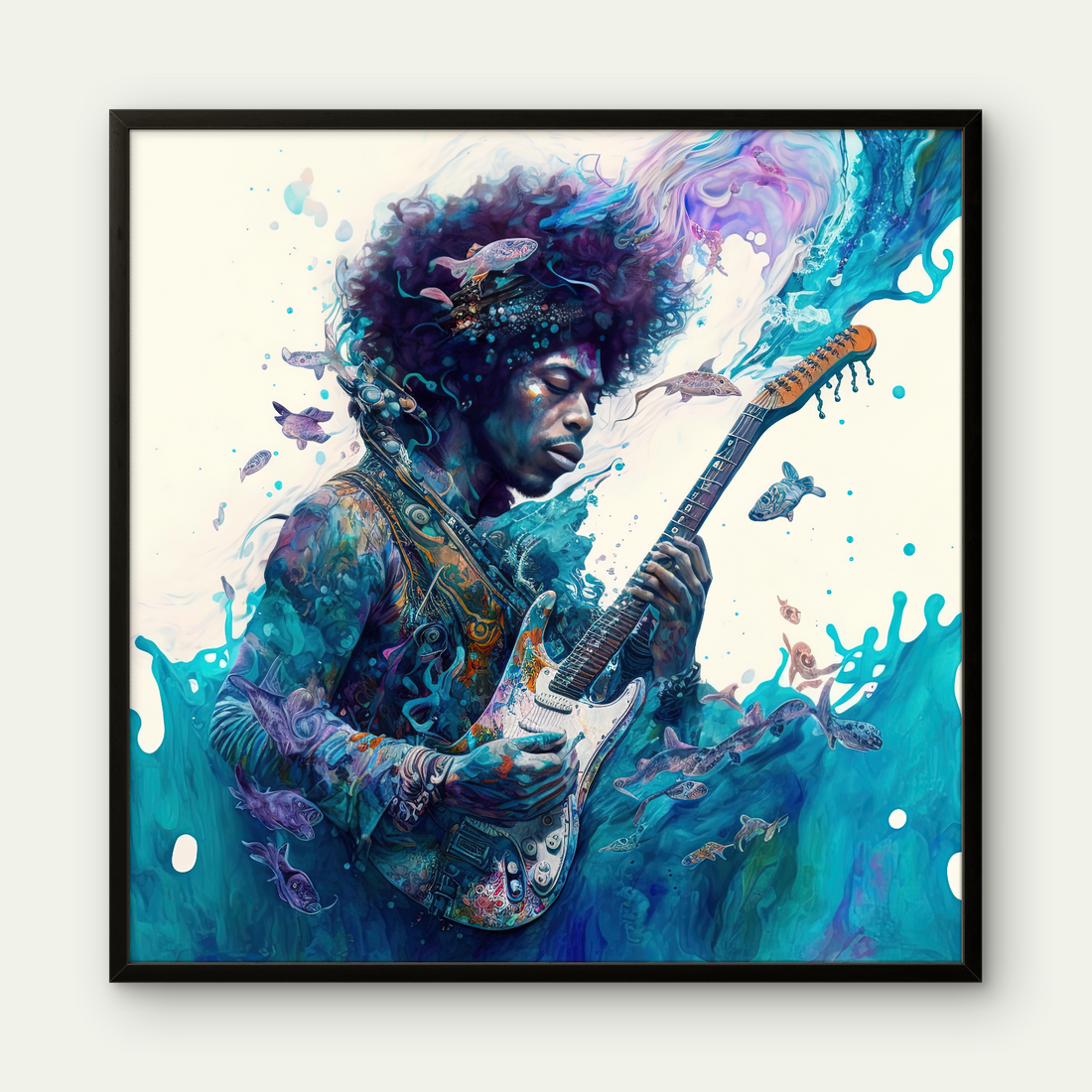 Guitarist Art Square