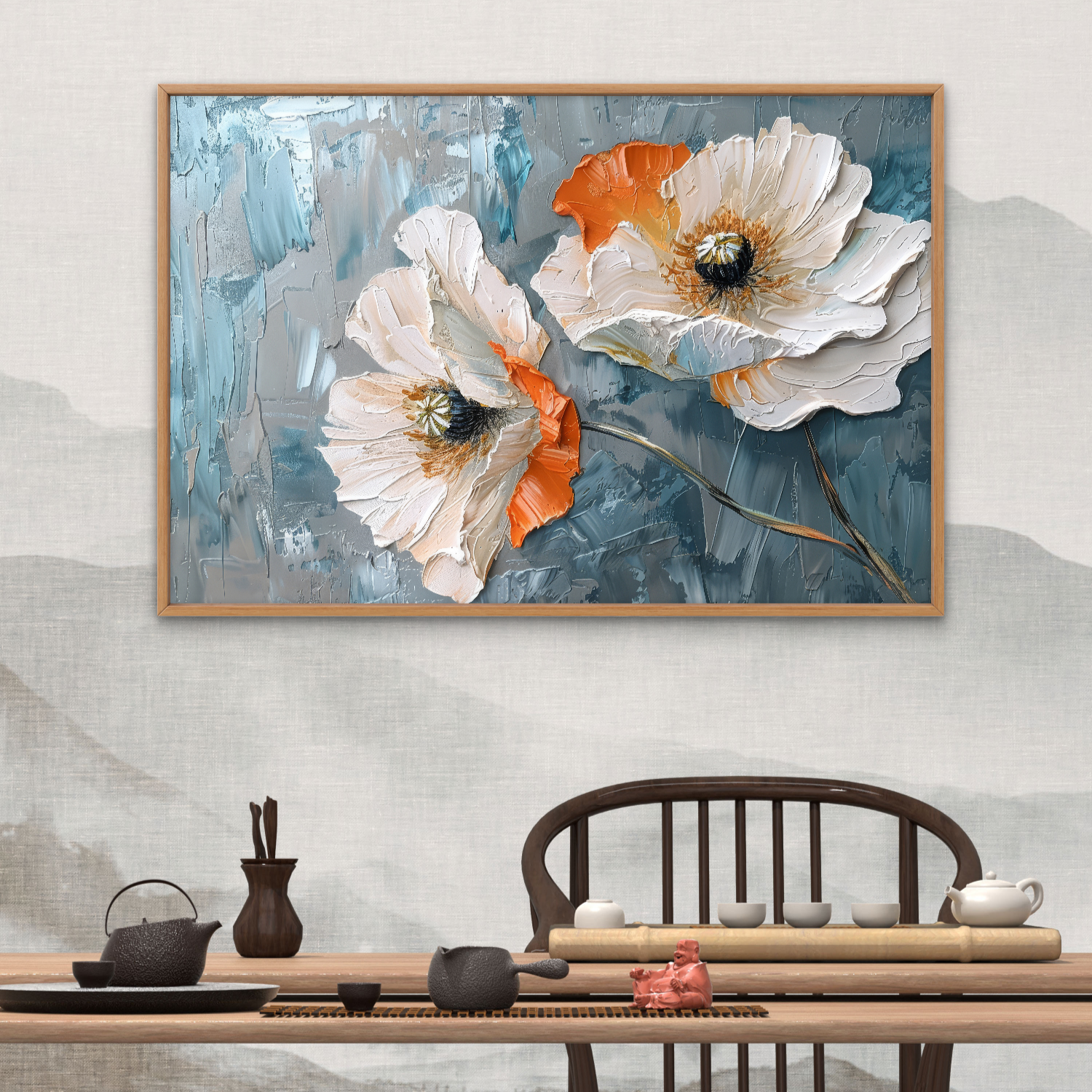 White Flowers Abstracts