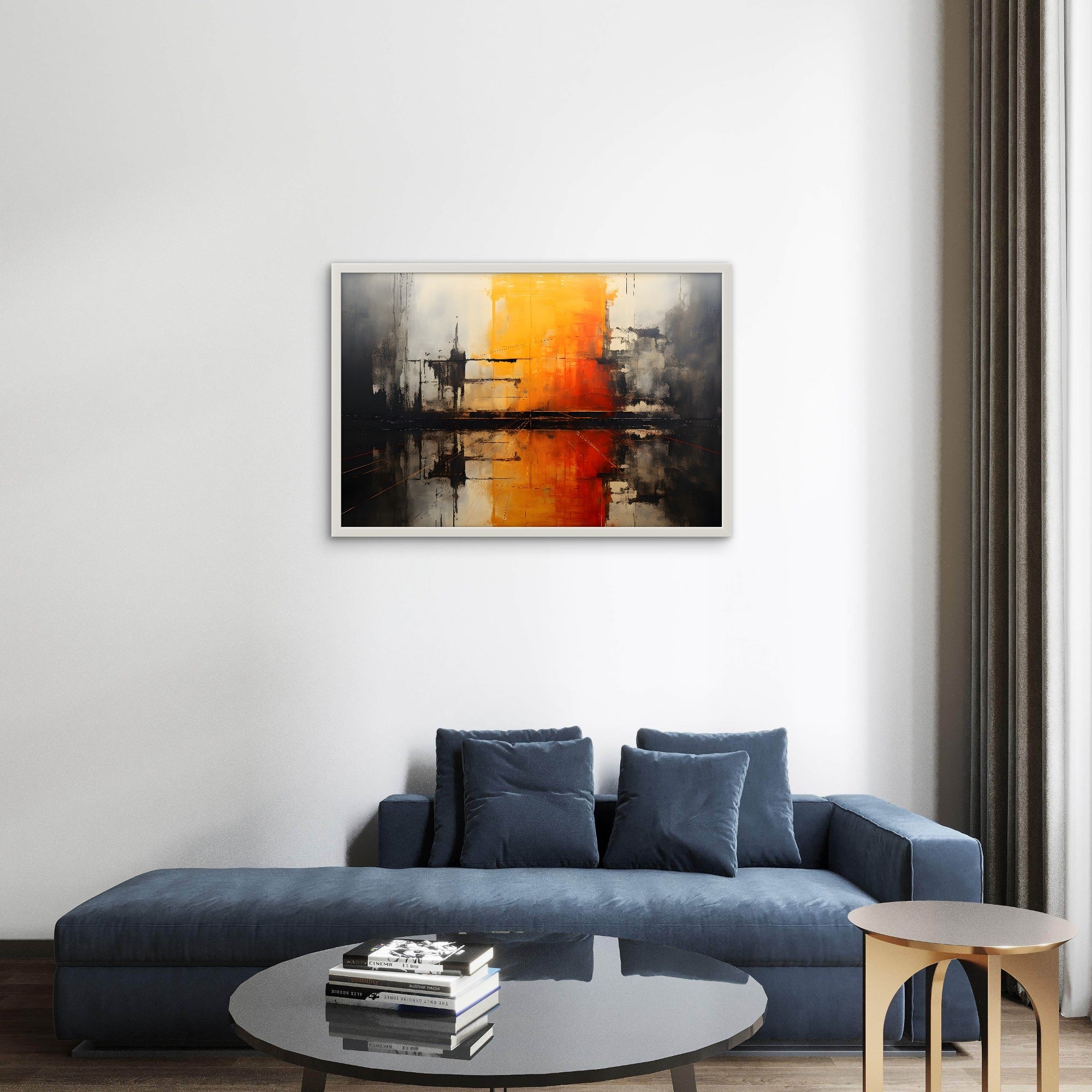 Dark with Highlight Wall Art - Frugal Carts