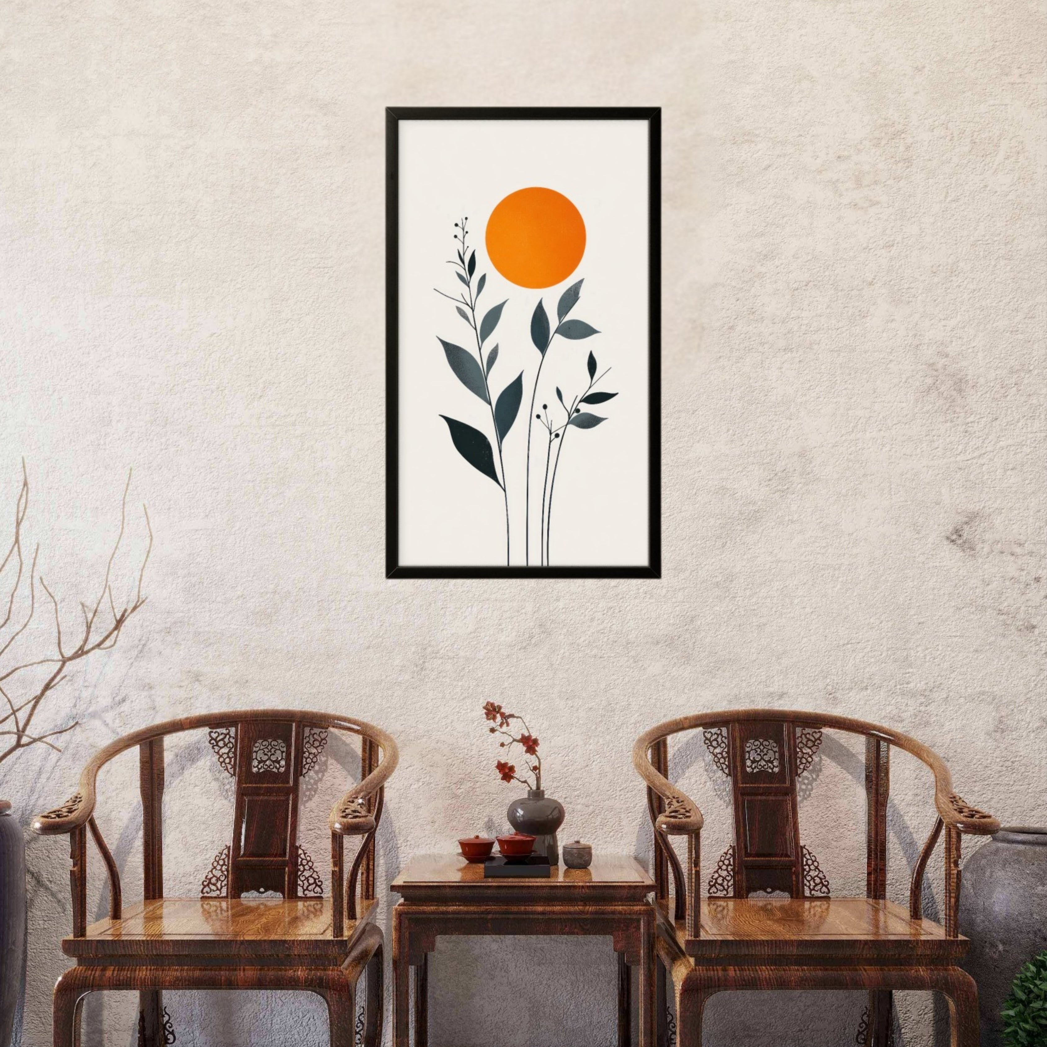 Soft Sun Abstract Canvas