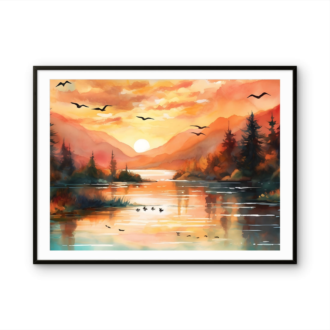 Birds over the River