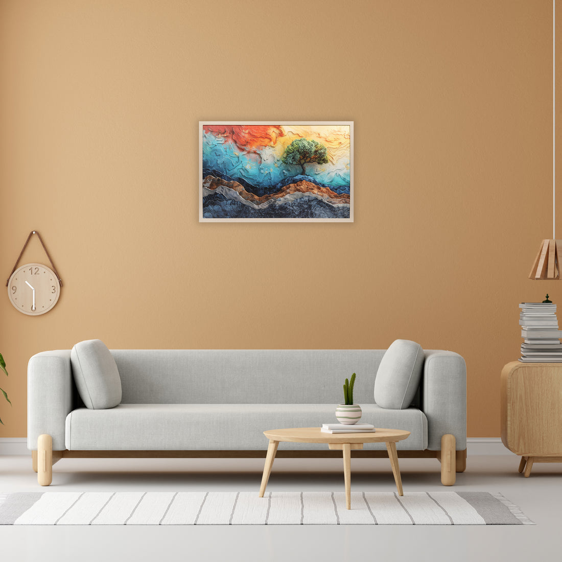 Real Feel Abstract Tree art Luxury Painting on Canvas