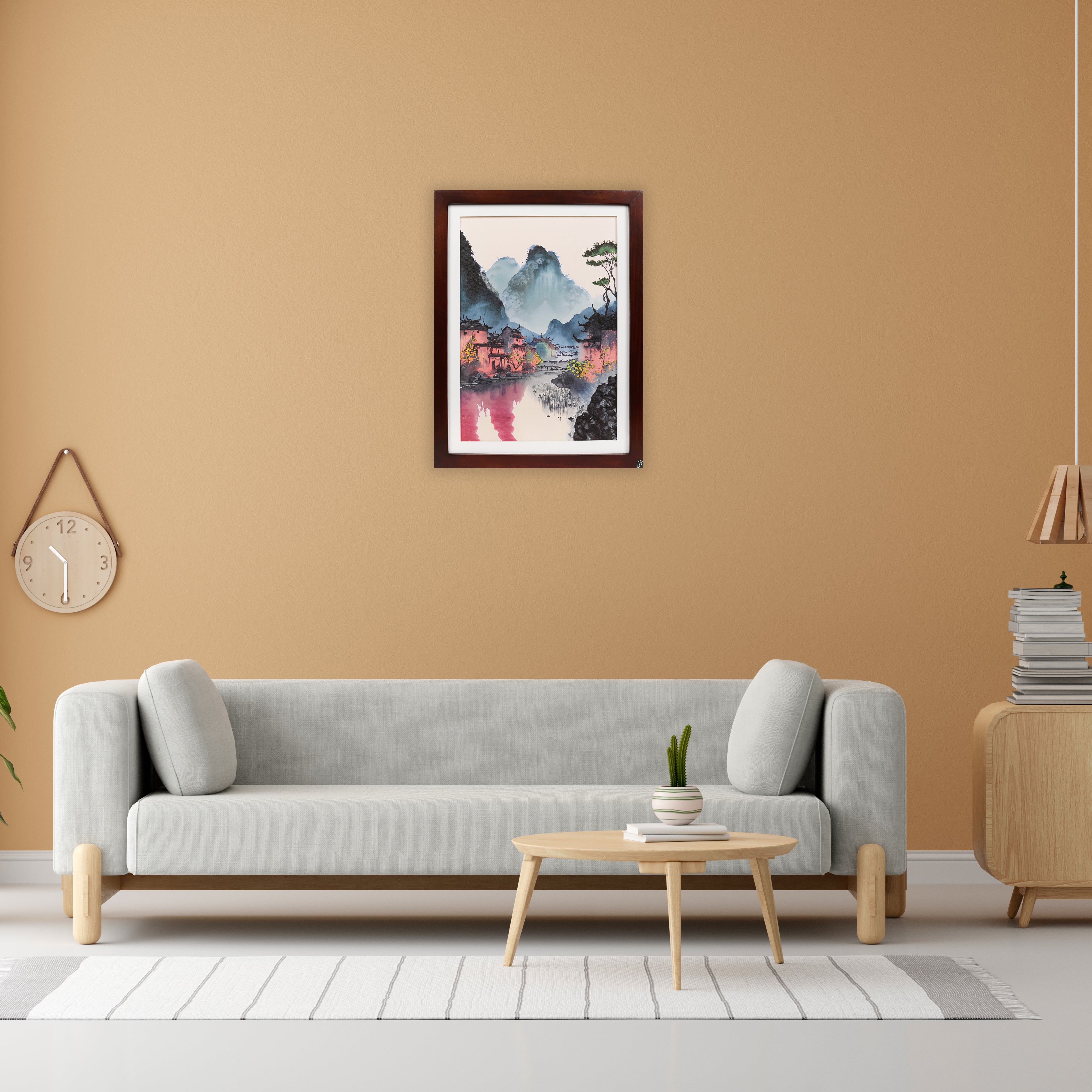 Japanese Landscape Square