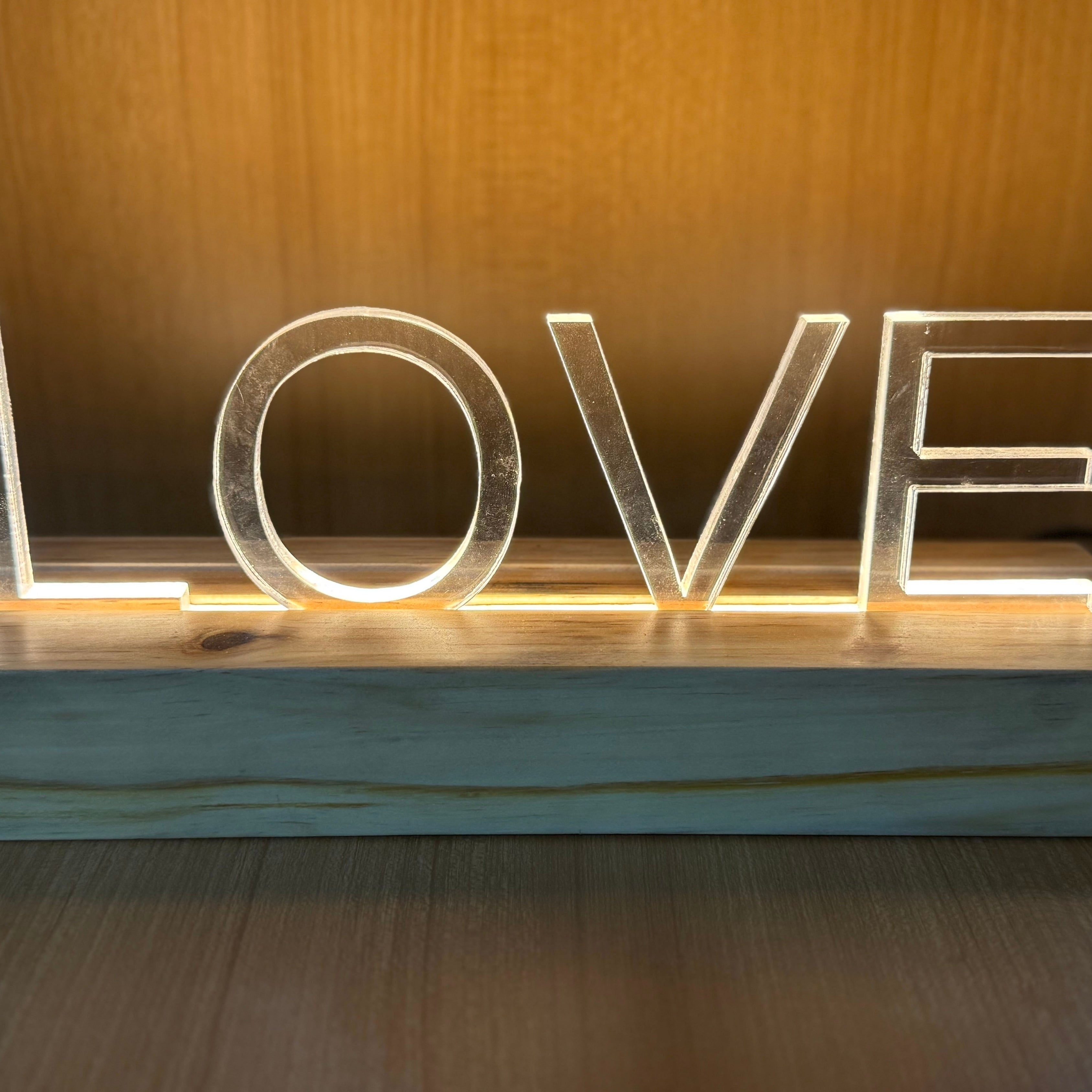 Warm Light love Memory Frame