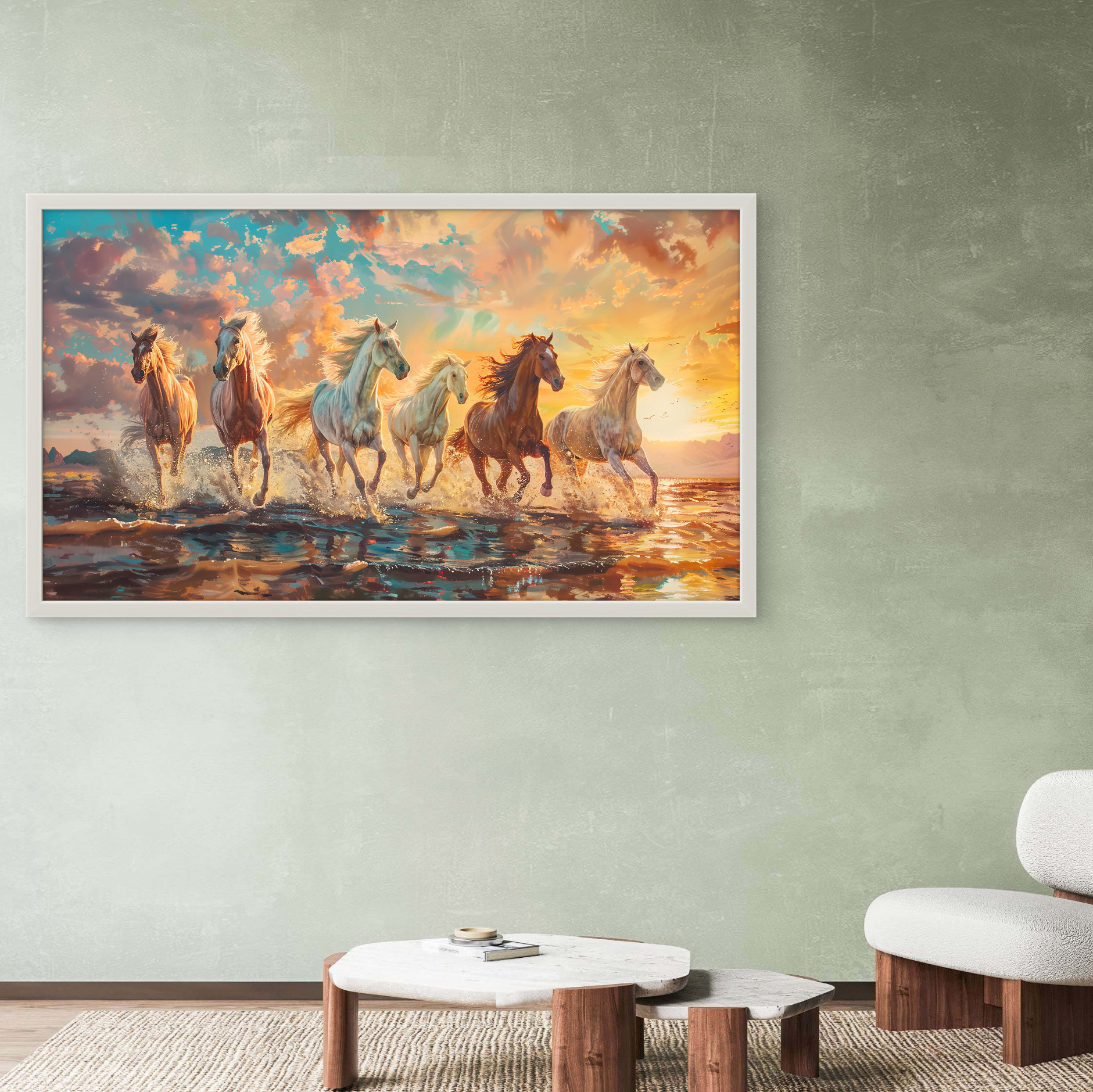 Success Symbol Running Horses