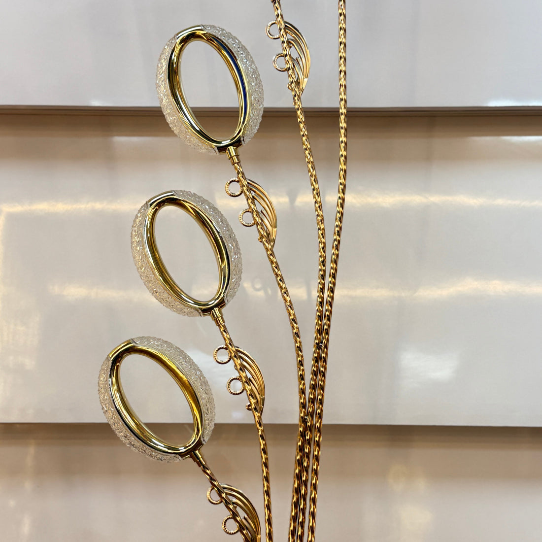 Royal Cascade Golden Floor Lamp