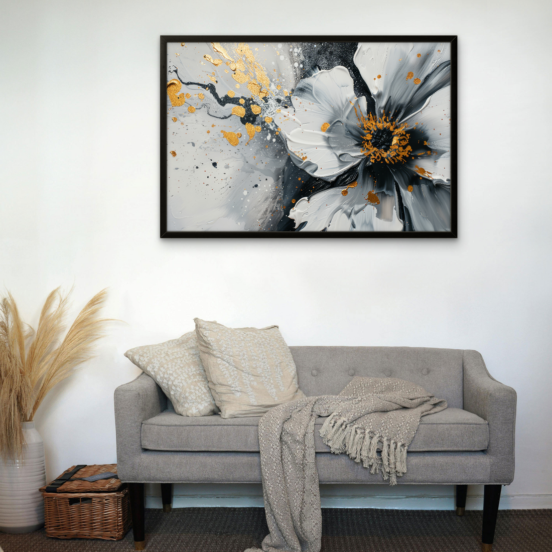 White Flower Abstract