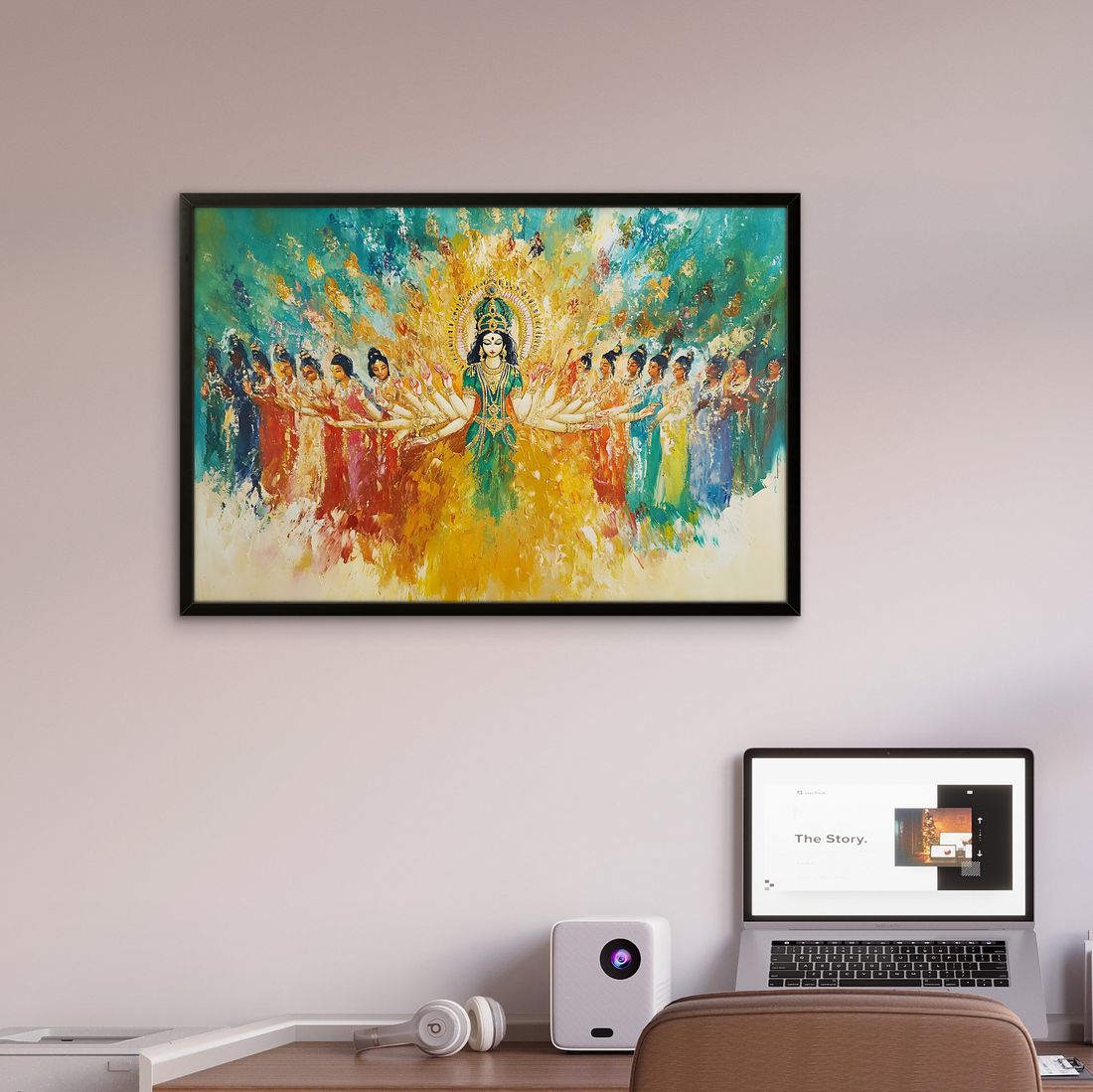 Abstract Goddess Art