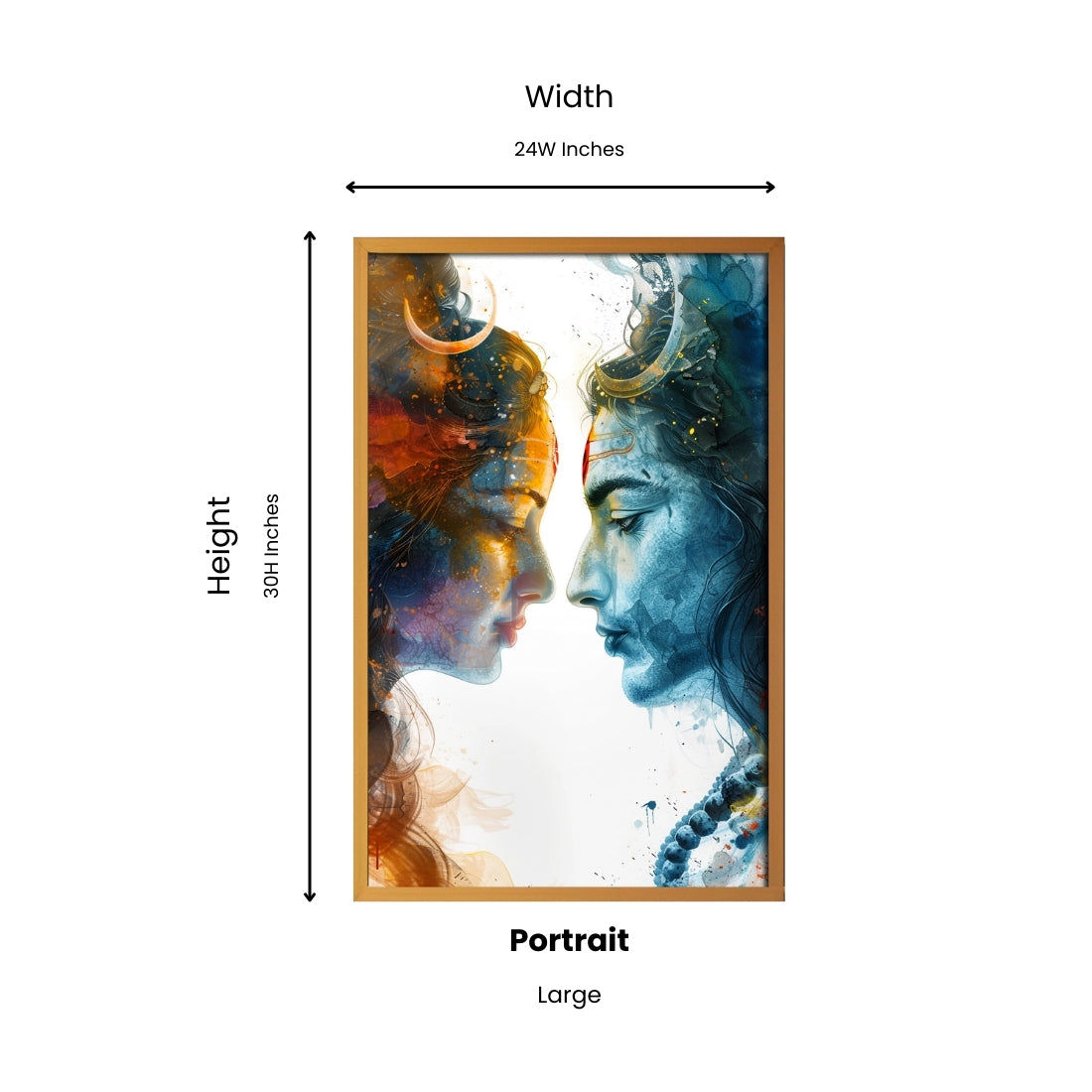 Shiv Shakti Abstract