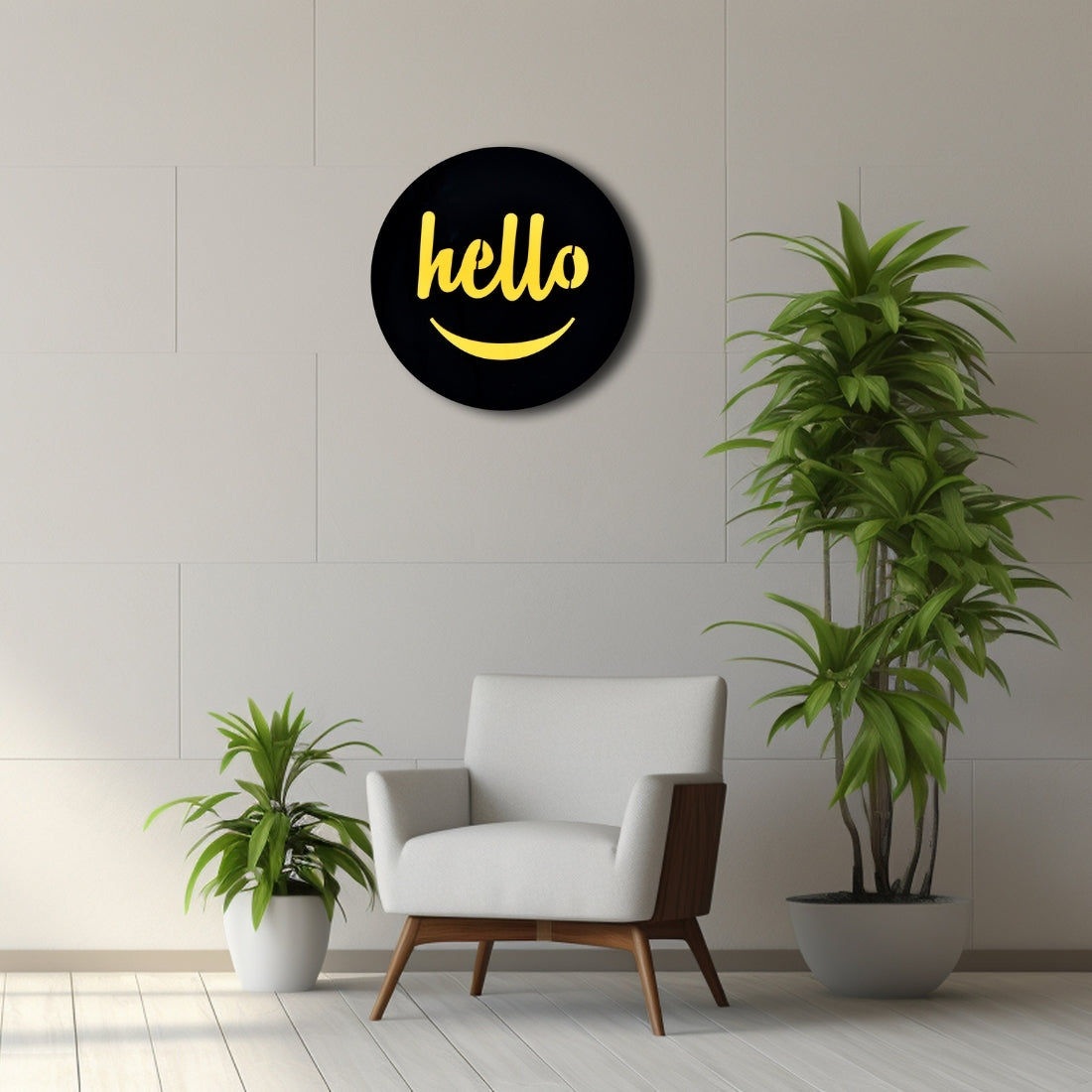 3D Acrylic Wood Round Art