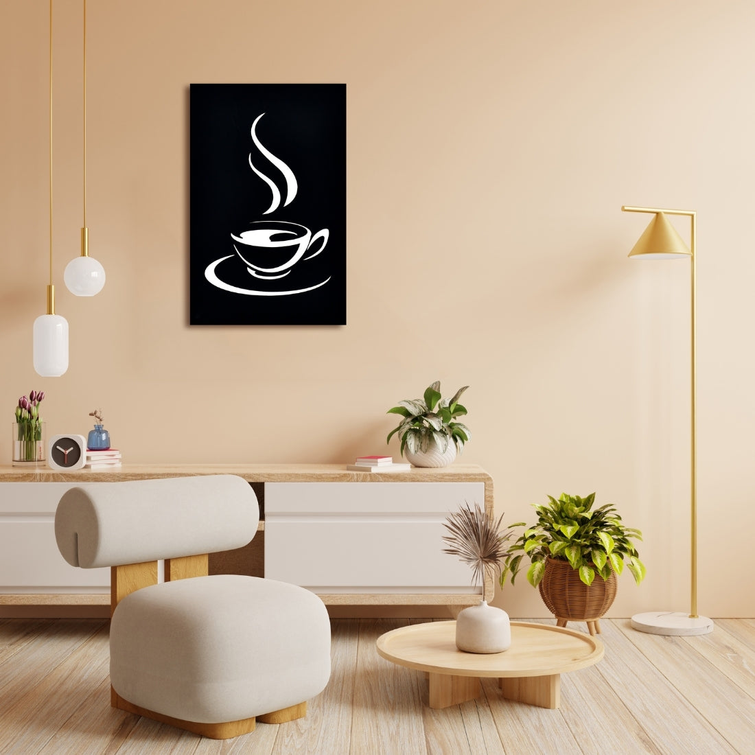 3D Coffee Acrylic Art