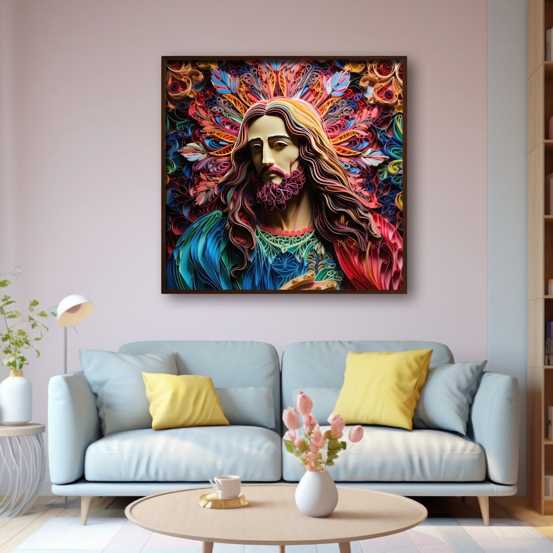 Jesus Colourful Art