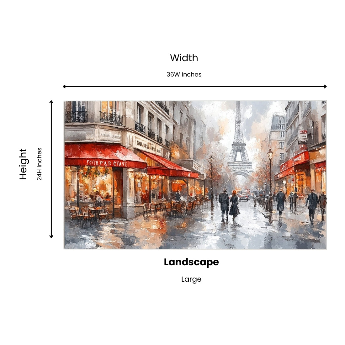 Watercolour Couple in the City