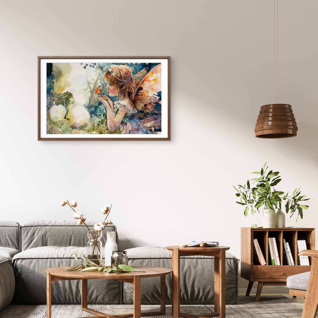 Butterfly Baby with Butterfly Art - Frugal Carts