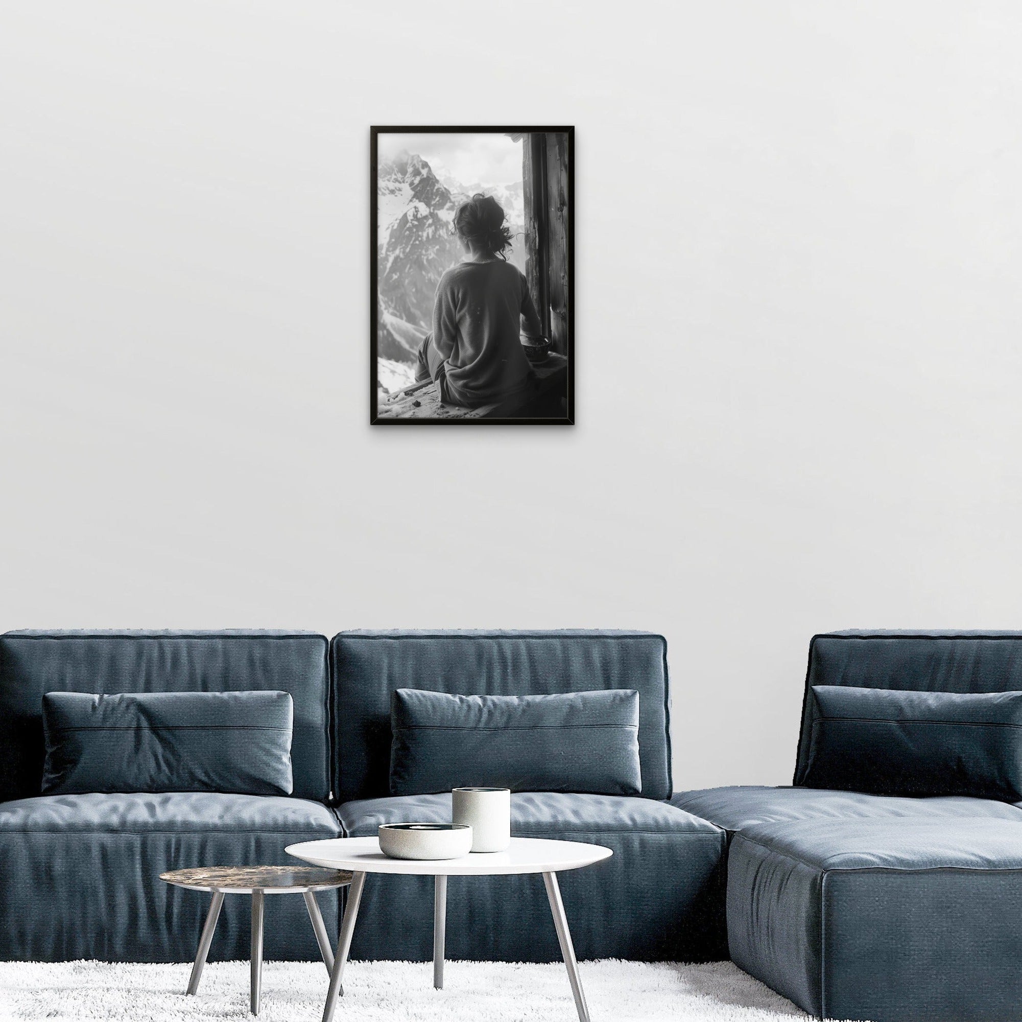 Silent Gaze in Mountains