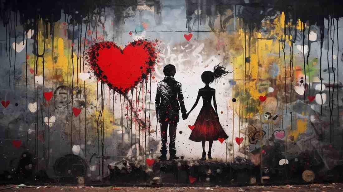 Dark couple with Heart - Frugal Carts