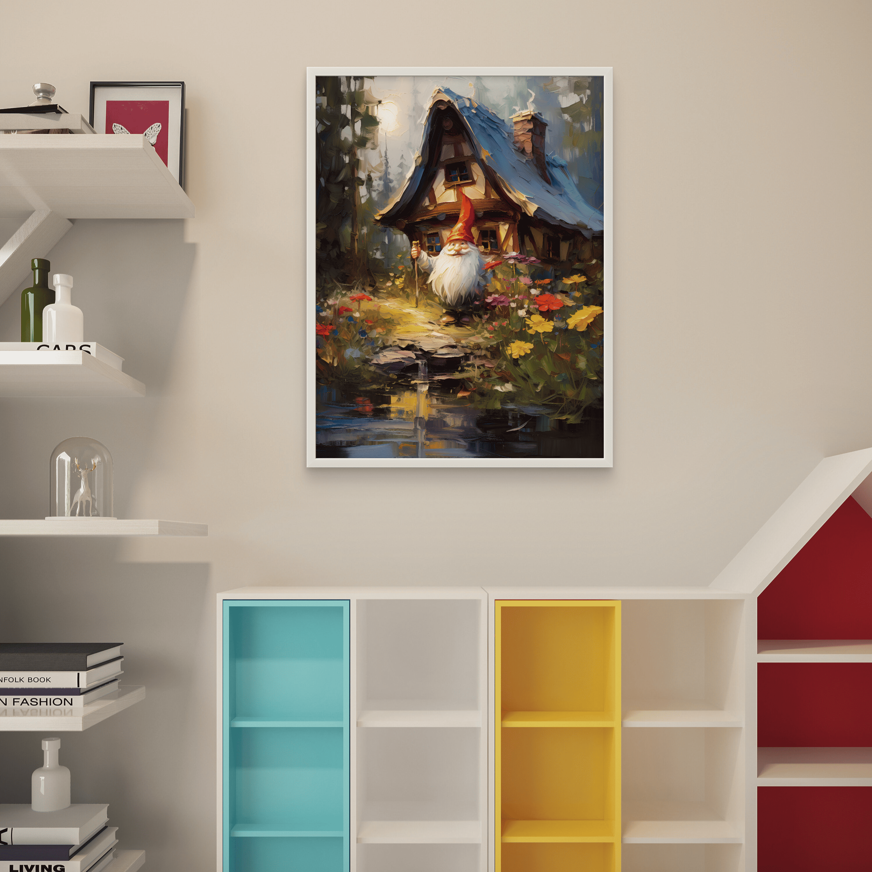 Cute Oldman Canvas - Frugal Carts