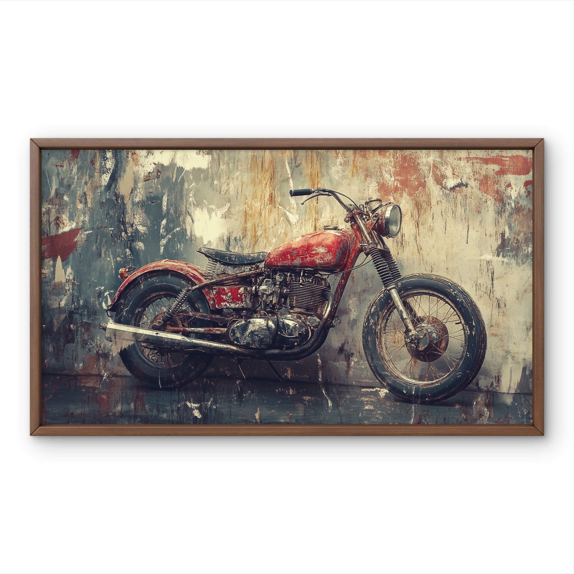 Old vintage Motorcycle - Frugal Carts