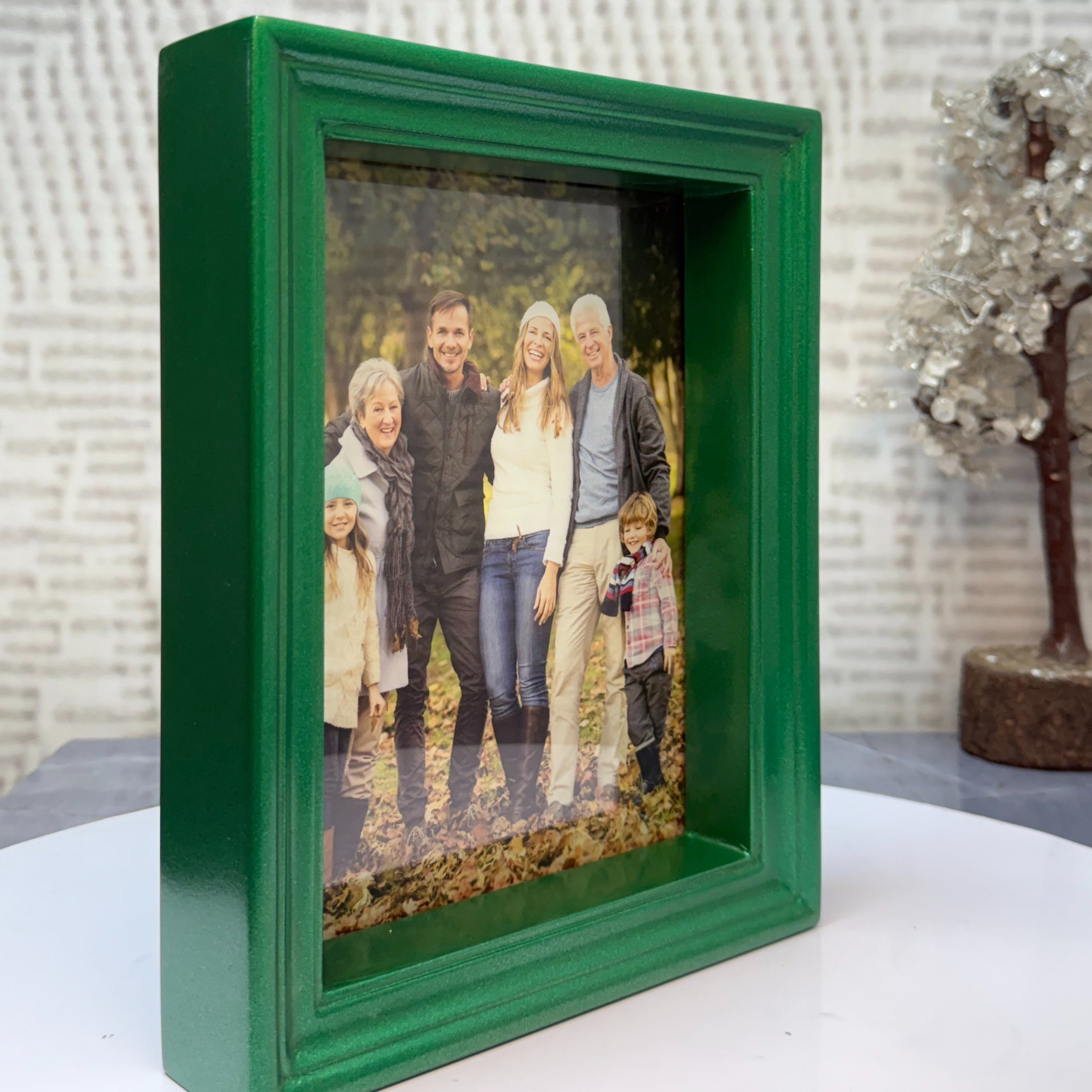 Metallic Green 3D Photo Frame