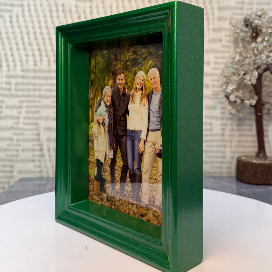 Metallic Green 3D Photo Frame