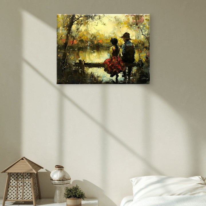 Dark Couple Abstract