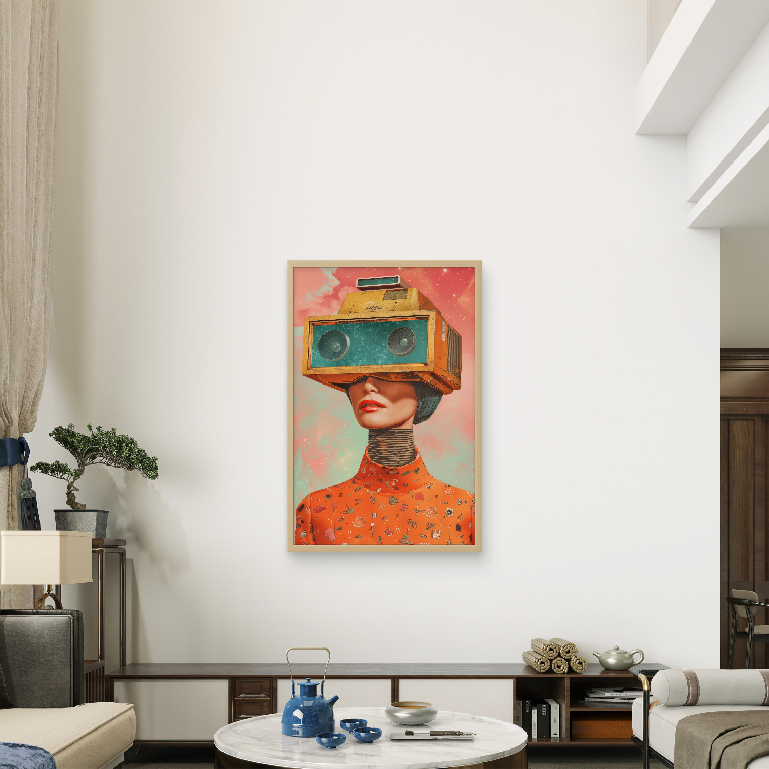 Colourful Future Woman