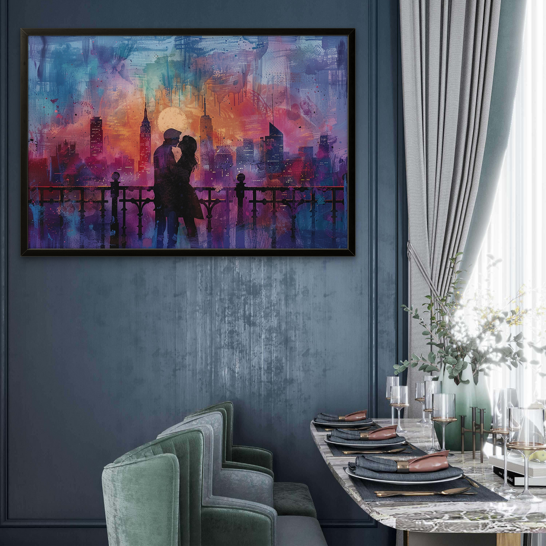 Love Couple Art Landscape