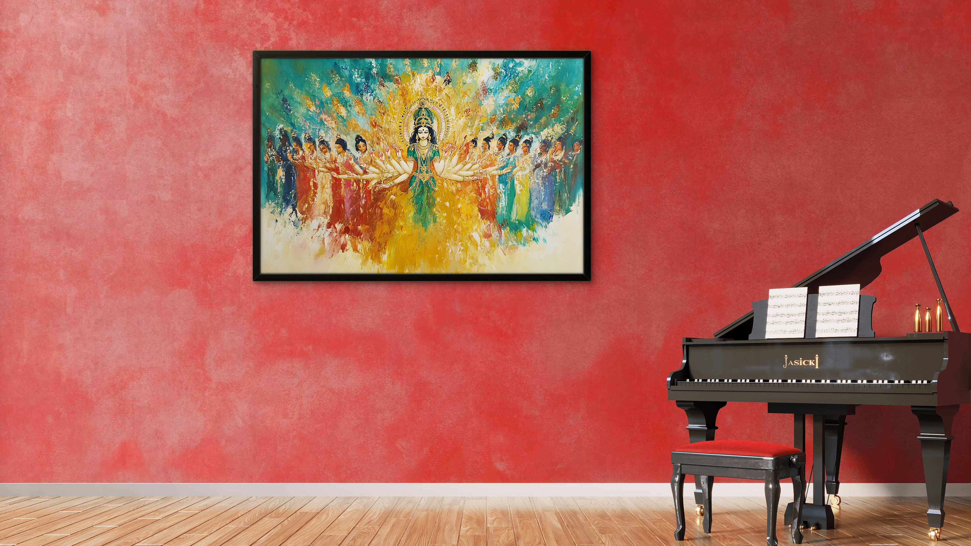 Abstract Goddess Art