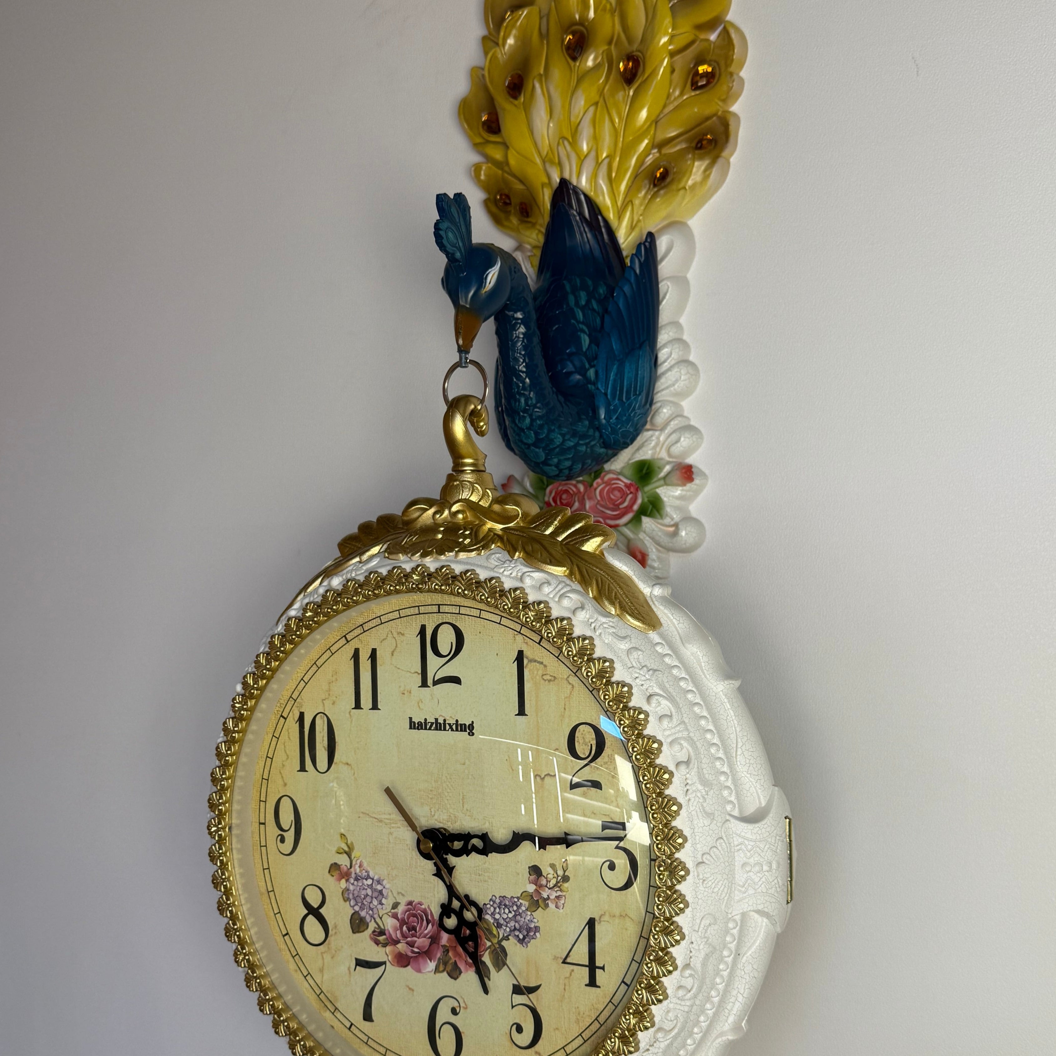 Heritage Peacock Wall Clock